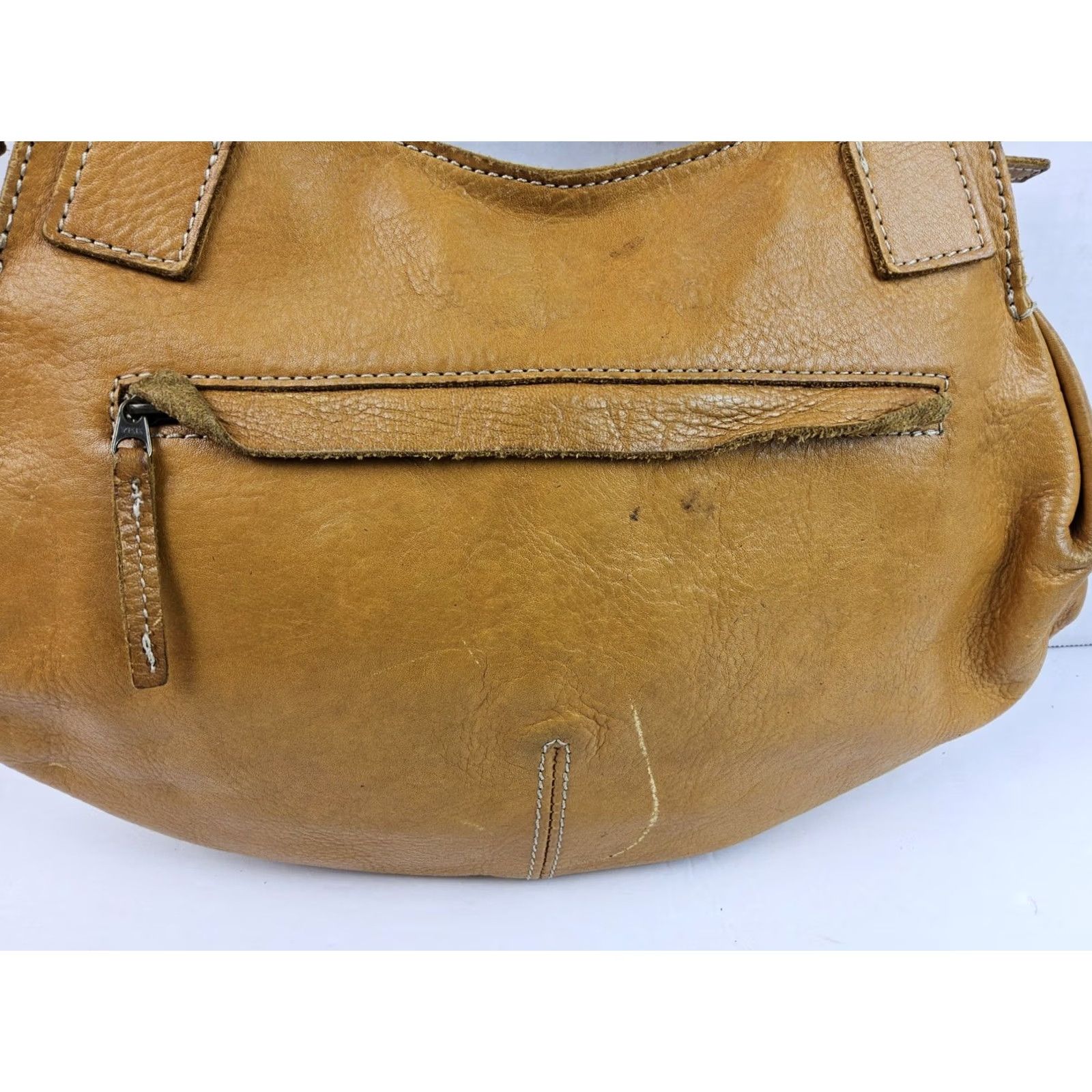 Vintage Nonny Gurvy Leather Satchel Handbag Purse Brown Women Size ONE SIZE - 7 Thumbnail