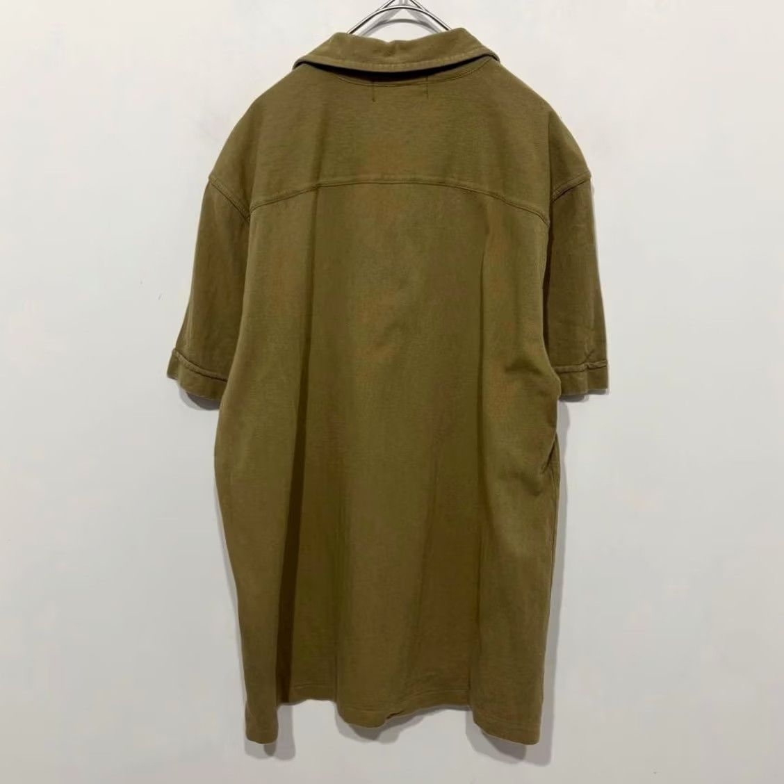 Ralph Lauren RRL RALPH LAUREN HERRINGBONE OPEN COLLAR POLO PULLOVER HOBLY OLIVE SIZE M USED Size US M / EU 48-50 / 2 - 4 Thumbnail