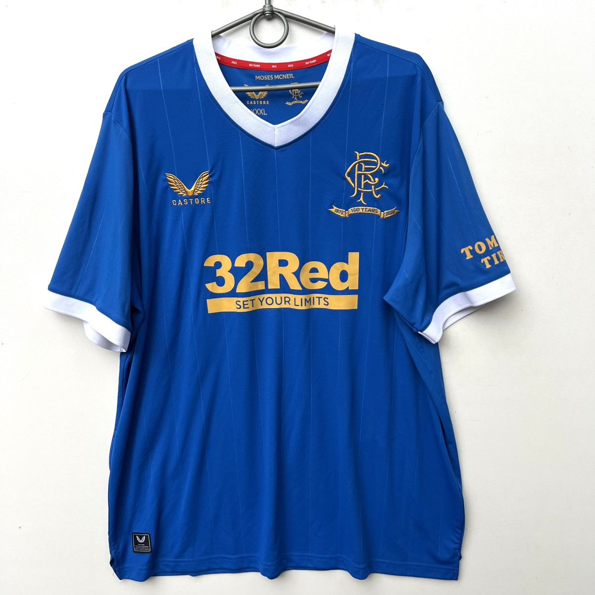 Castore RANGERS 2021/2022 HOME FOOTBALL SHIRT JERSEY CASTORE Size US XXL / EU 58 / 5 - 1 Thumbnail