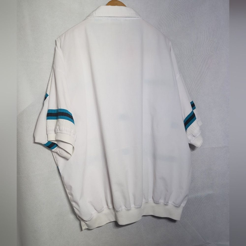 Designer Alexxus Exclusive Sz XXL White and Blue Polo Shirt Nautical Size US XXL / EU 58 / 5 - 4 Thumbnail