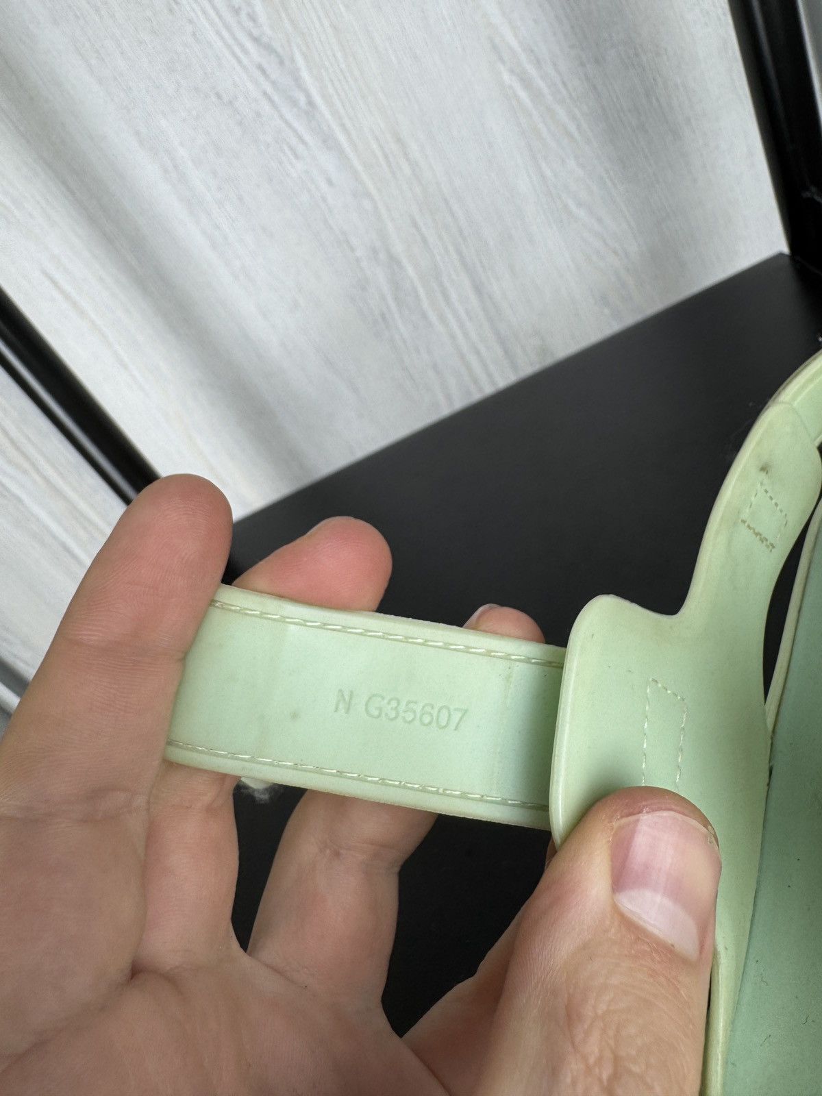 Chanel Chanel "Dad" Sandals Green Premium Size US 7 / IT 37 - 19 Thumbnail