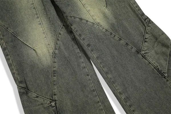 Jean VIBE High-Waisted Wide-Leg Denim Pants Size US 32 / EU 48 - 6 Thumbnail