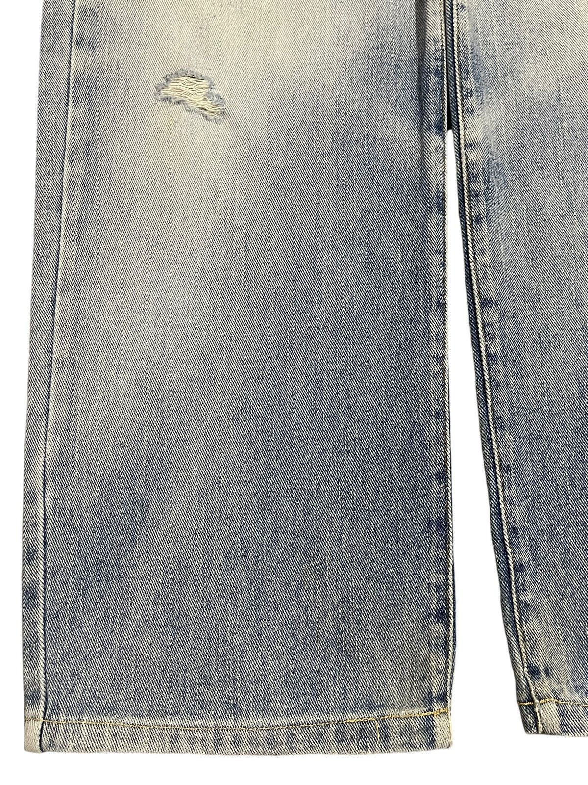 Denime Vintage Japanese Brand Blue Faded Wash Distress Baggy Jeans Size US 30 / EU 46 - 7 Thumbnail