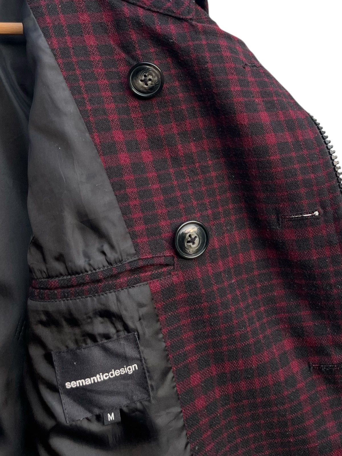 semanticdesign Semantic Design Tartan Plaid Punk Style Jacket Size US M / EU 48-50 / 2 - 13 Thumbnail