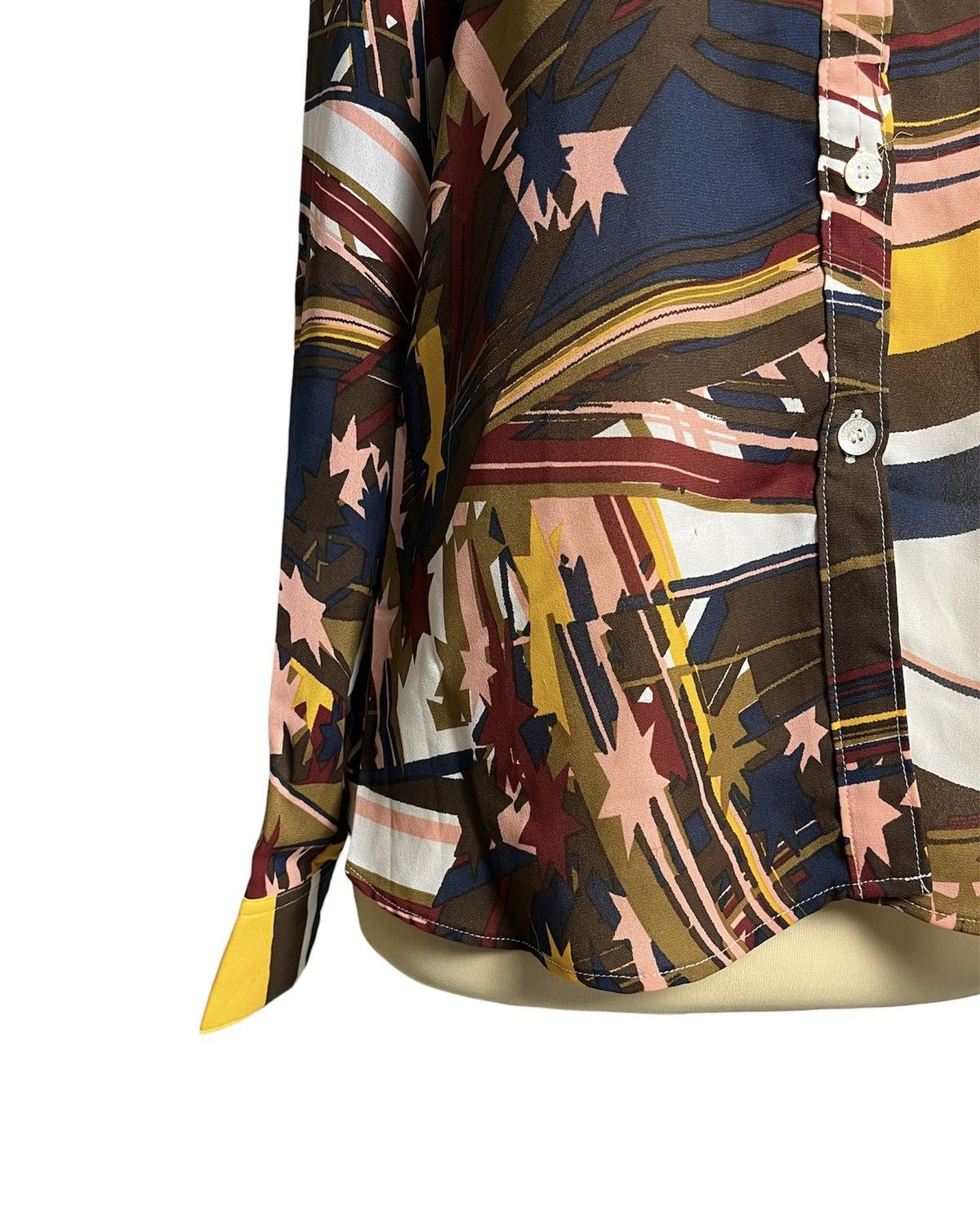Hysteric Glamour 1990s Hysteric Glamour Abstract Stars Blouse Size M / US 6-8 / IT 42-44 - 9 Thumbnail
