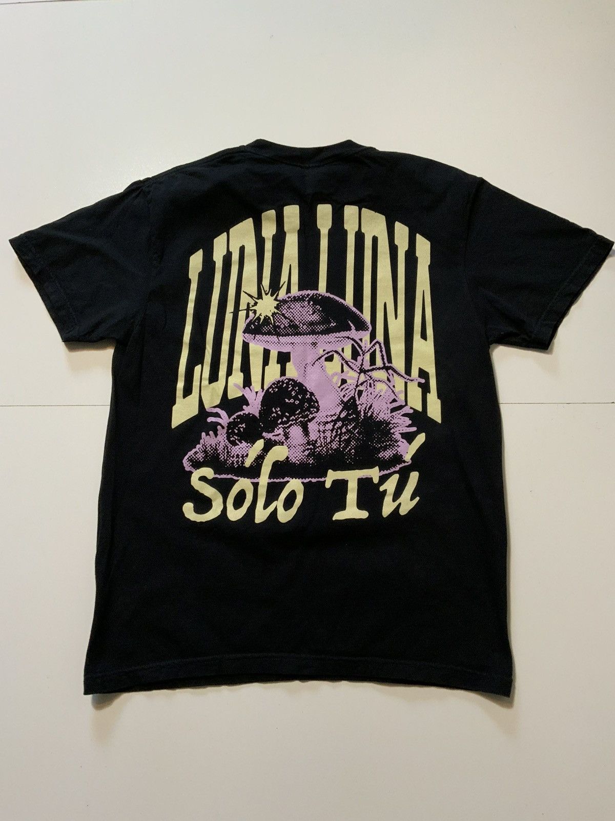 Band Tees × Comfort Colors Luna Luna Solo Tu Mushrooms Rock Band Merch S/S Crew T-Shirt Size US M / EU 48-50 / 2 - 2 Thumbnail