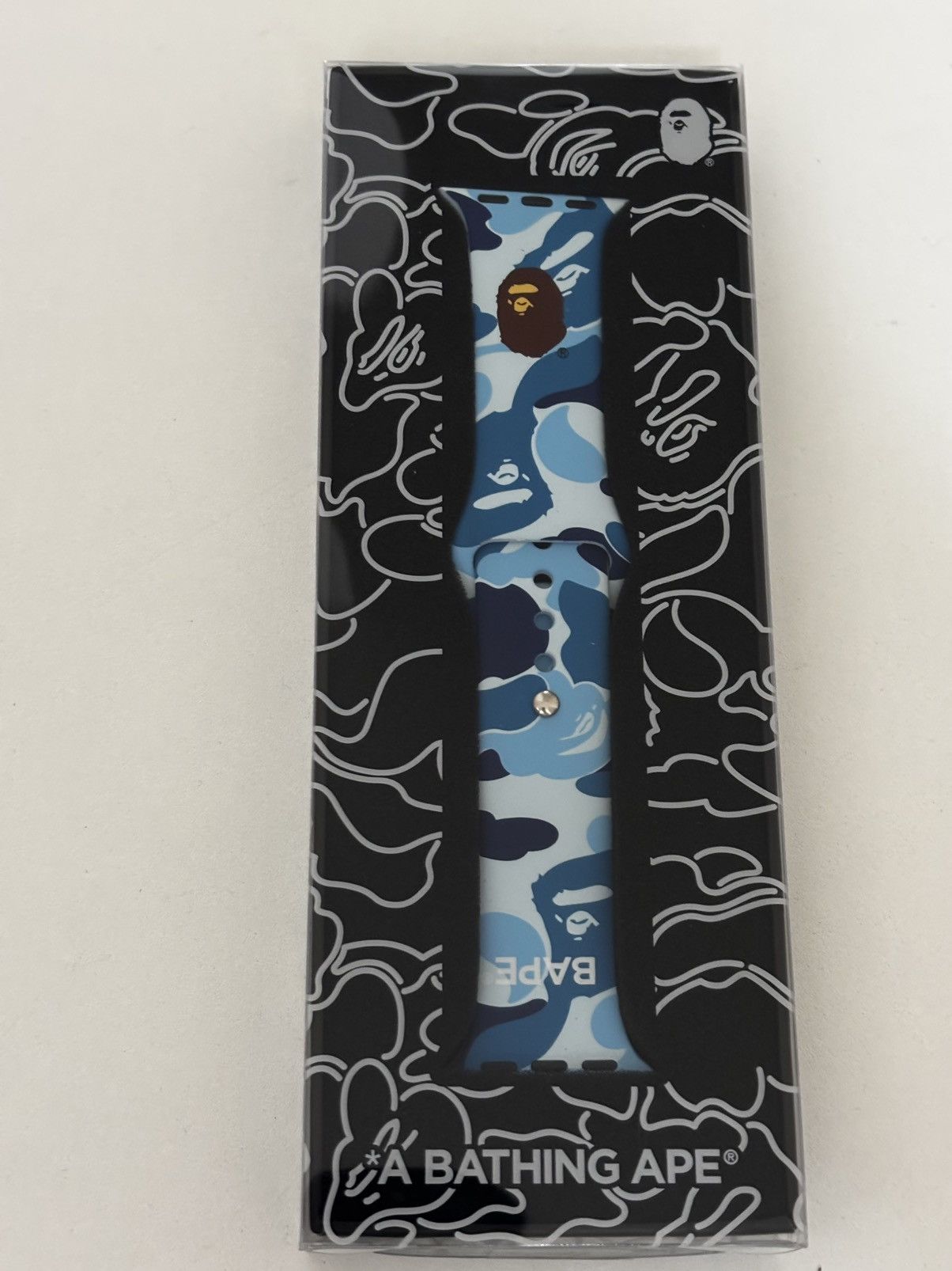 Bape Authentic ape bape abc camo apple watch band blue L 46mm new Size ONE SIZE - 5 Thumbnail