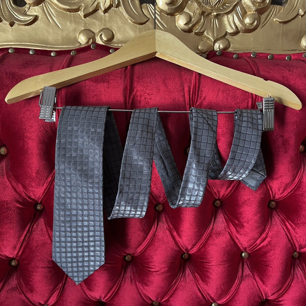 Christian Dior Monsieur × Dior Dior 3D Geometric Squade Silk Tie Size ONE SIZE - 2 Thumbnail