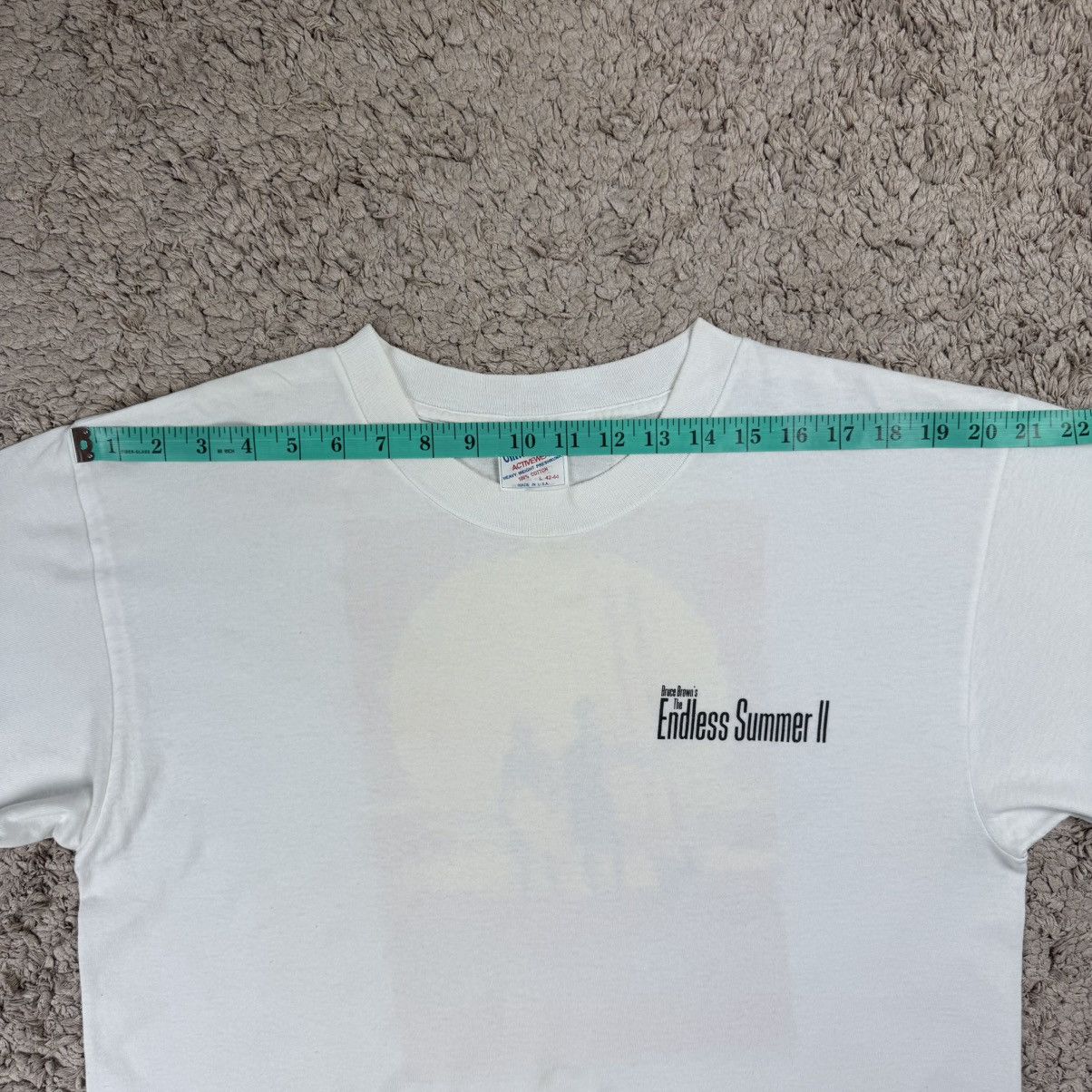 Vintage Vintage Bruce Brown The Endless Summer II Movie Promo Tee Size US L / EU 52-54 / 3 - 16 Thumbnail