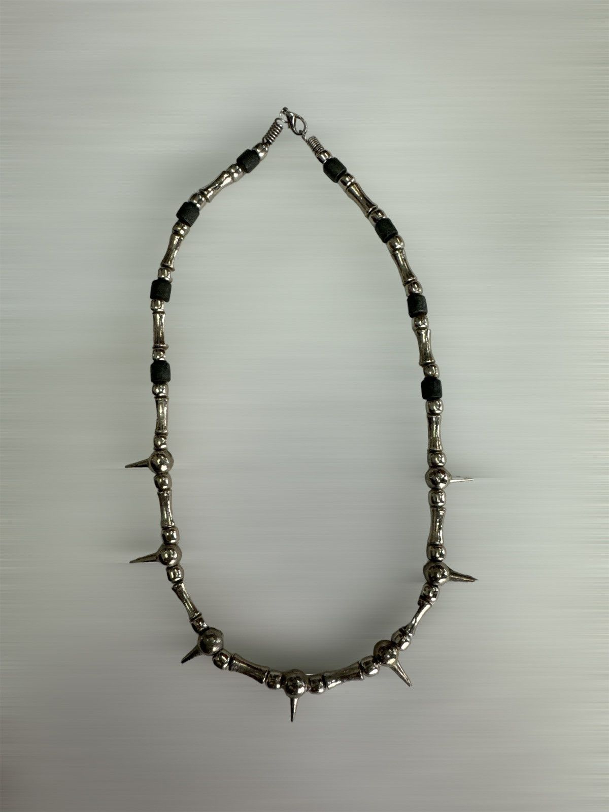 Jewelry METAL SPIKES BEADED NECKLACE Size ONE SIZE - 2 Thumbnail