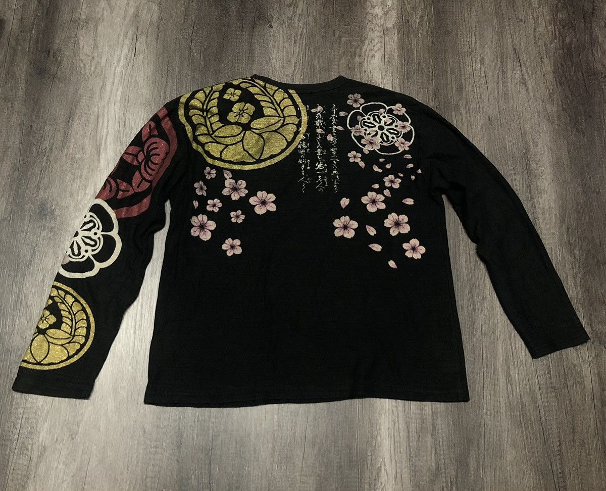 Japanese Brand Japanese Brand Sukajan Style Long Sleeve Tee Shirt Size US L / EU 52-54 / 3 - 15 Thumbnail