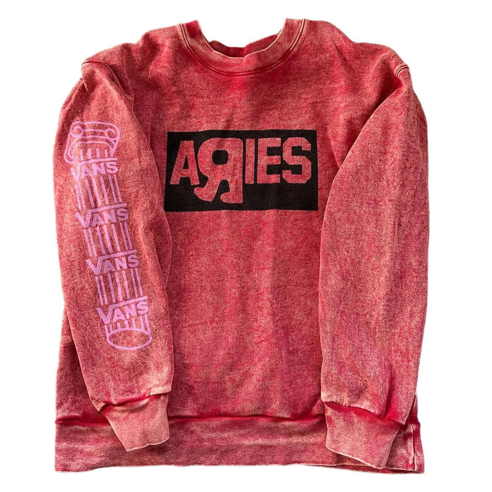 Vans Red Vans Vault Crewneck x Aries Arise Size US XL / EU 56 / 4 - 2 Thumbnail