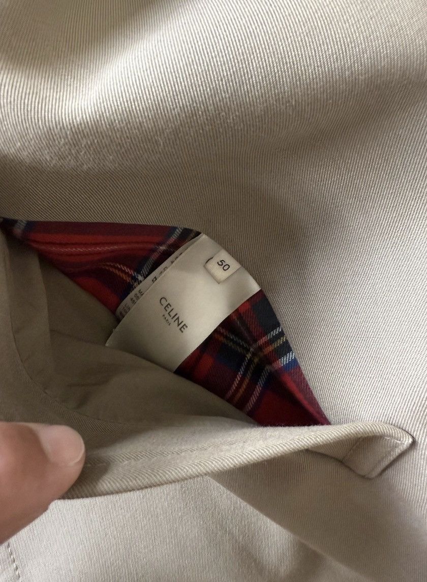 Celine Celine 20FW check lining mac coat sz50 Size US M / EU 48-50 / 2 - 5 Thumbnail