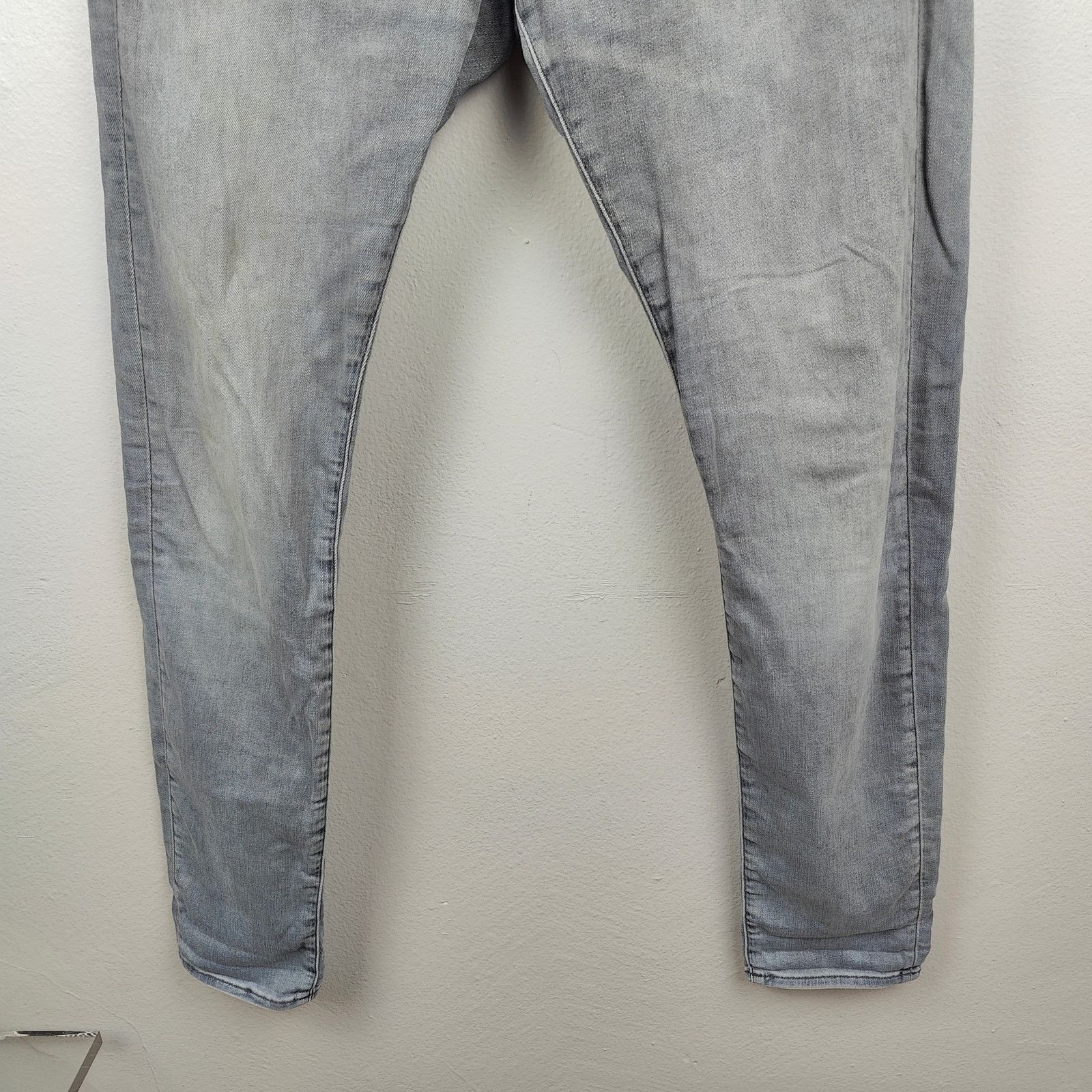 G-Star G-Star Raw Revend Fwd Skinny Jeans Mens 30x32 Gray Size US 30 / EU 46 - 4 Thumbnail