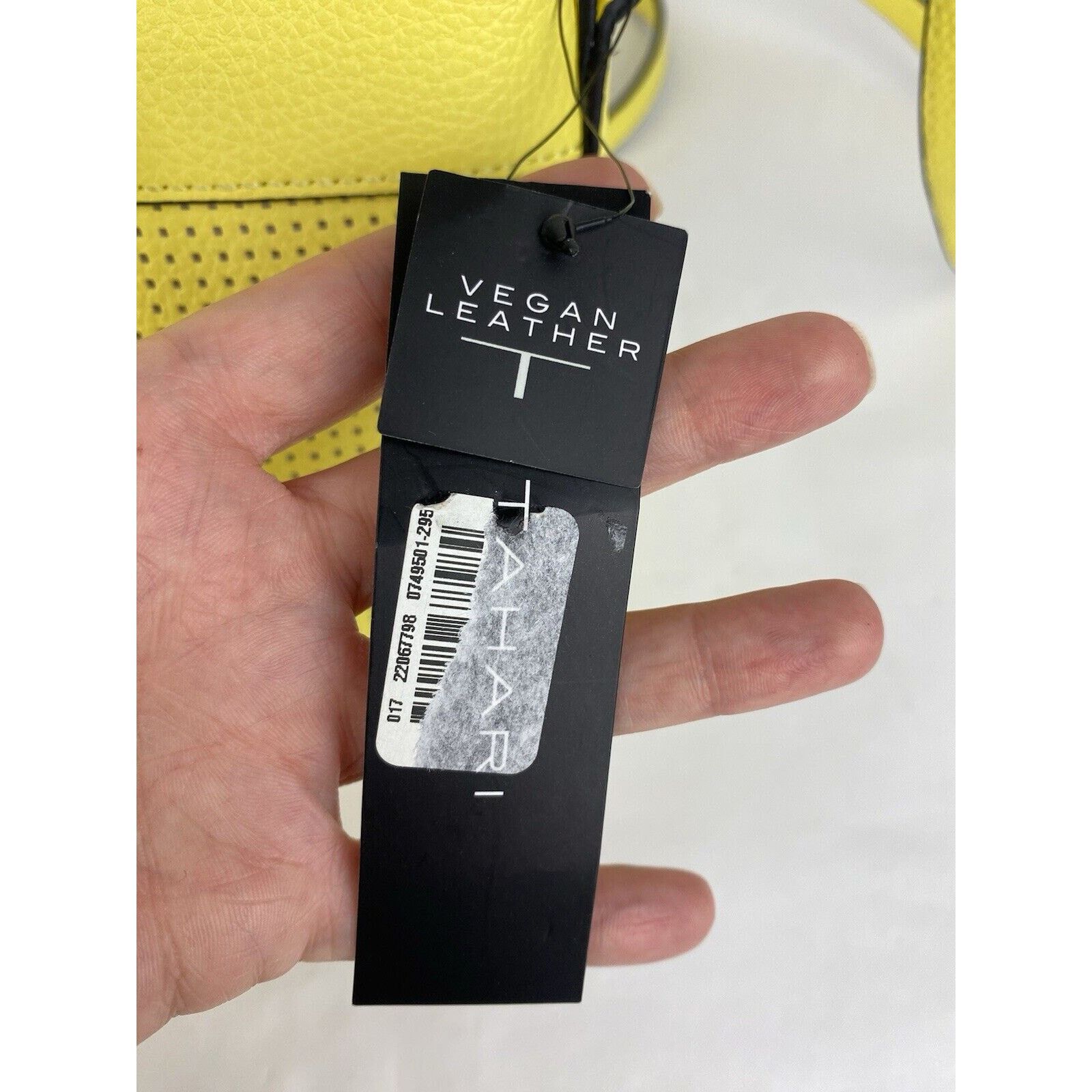 Elie Tahari NWT Tahari Yellow Vegan Leather Crossbody Full Zip Vibrant Size ONE SIZE - 5 Thumbnail