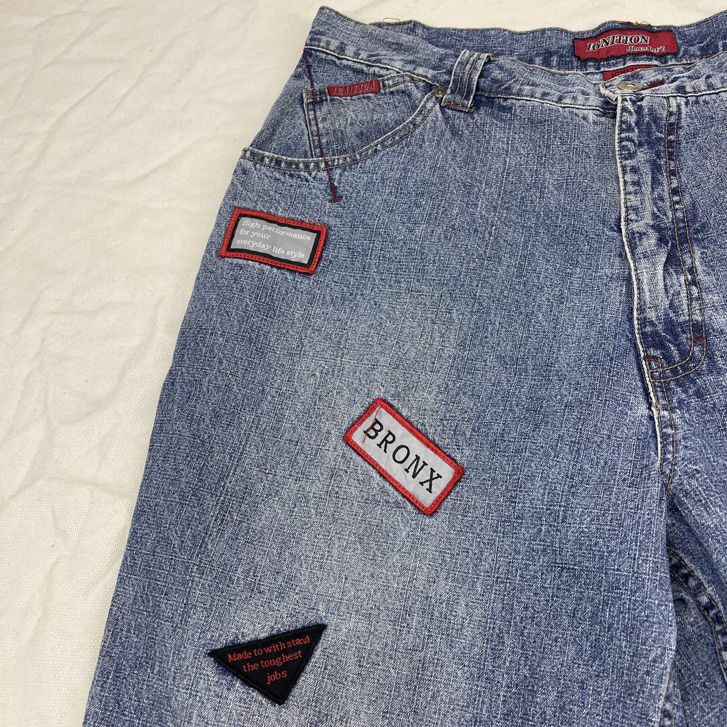 Japanese Brand IGNITION JEAN Denim Patch Logo Design #1290/AS Size US 36 / EU 52 - 2 Thumbnail
