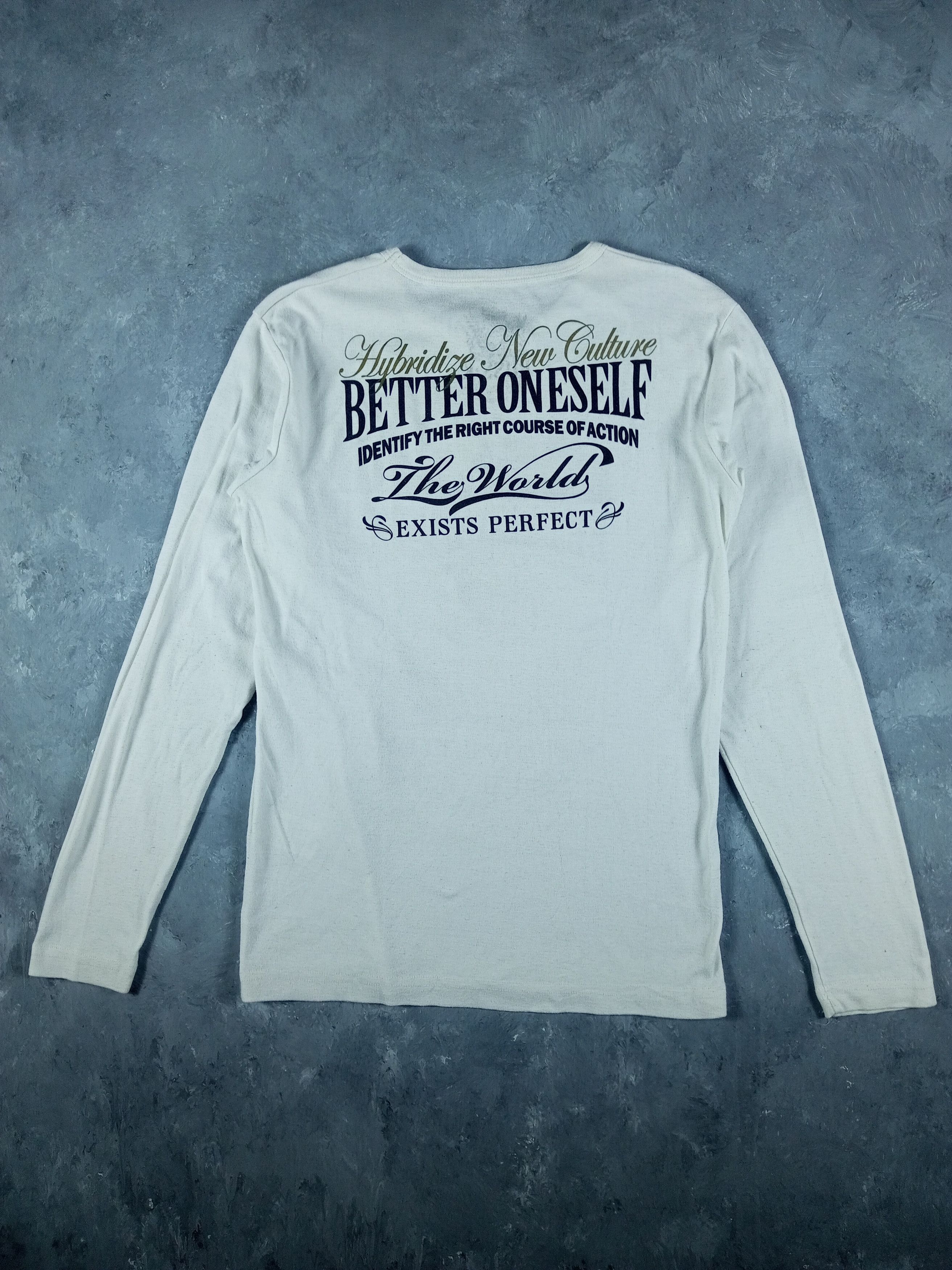 Japanese Brand 2000s Japanese archive Vkei Grunge Long Sleeve Tee Size US M / EU 48-50 / 2 - 11 Thumbnail