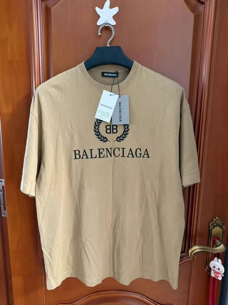 Balenciaga Balenciaga Wheat ear short sleeve khaki Size US XXS / EU 40 - 1 Thumbnail