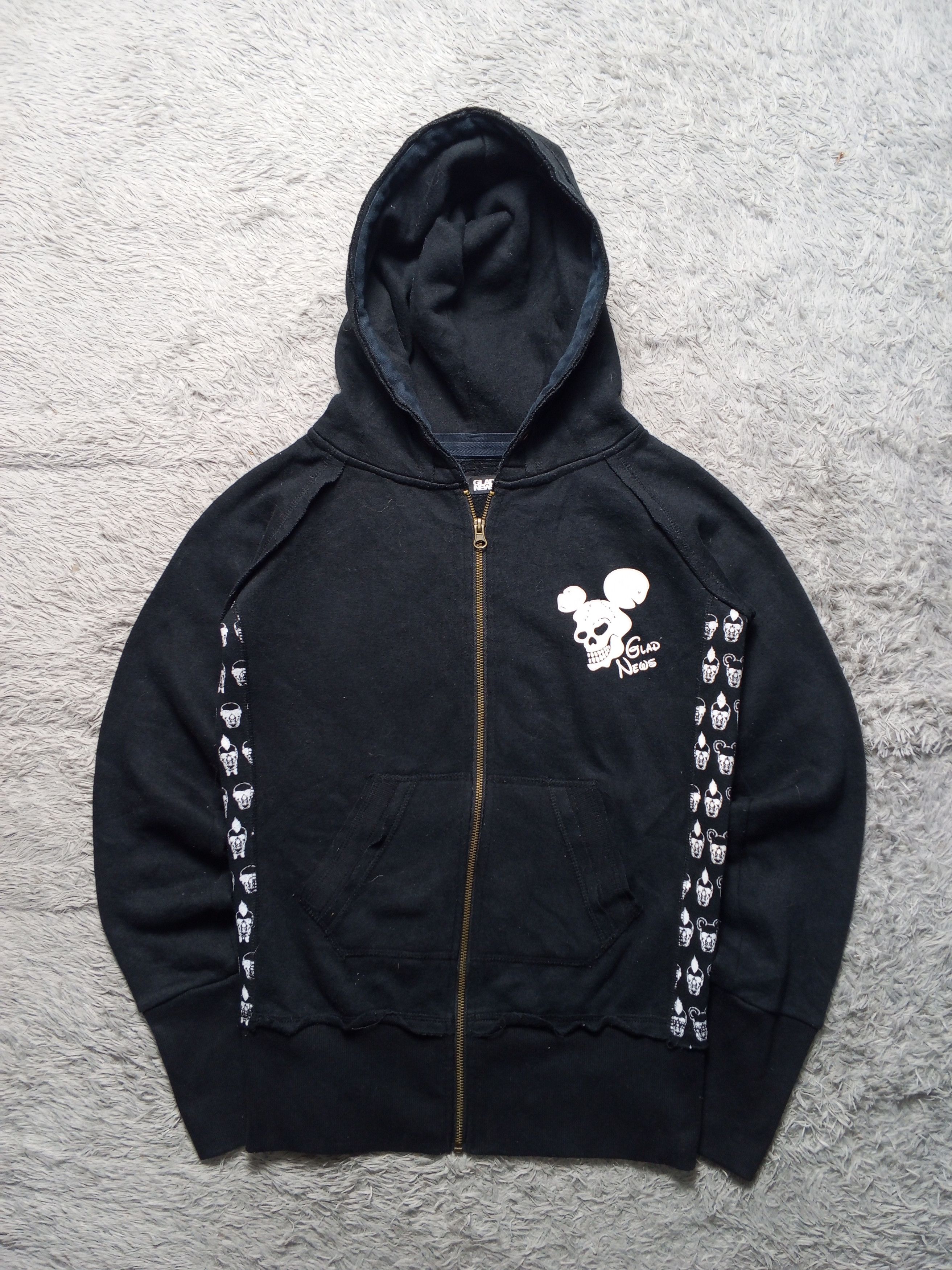 Japanese Brand Crazy Skull japan Brand Glad News Hoodie Size US M / EU 48-50 / 2 - 1 Thumbnail