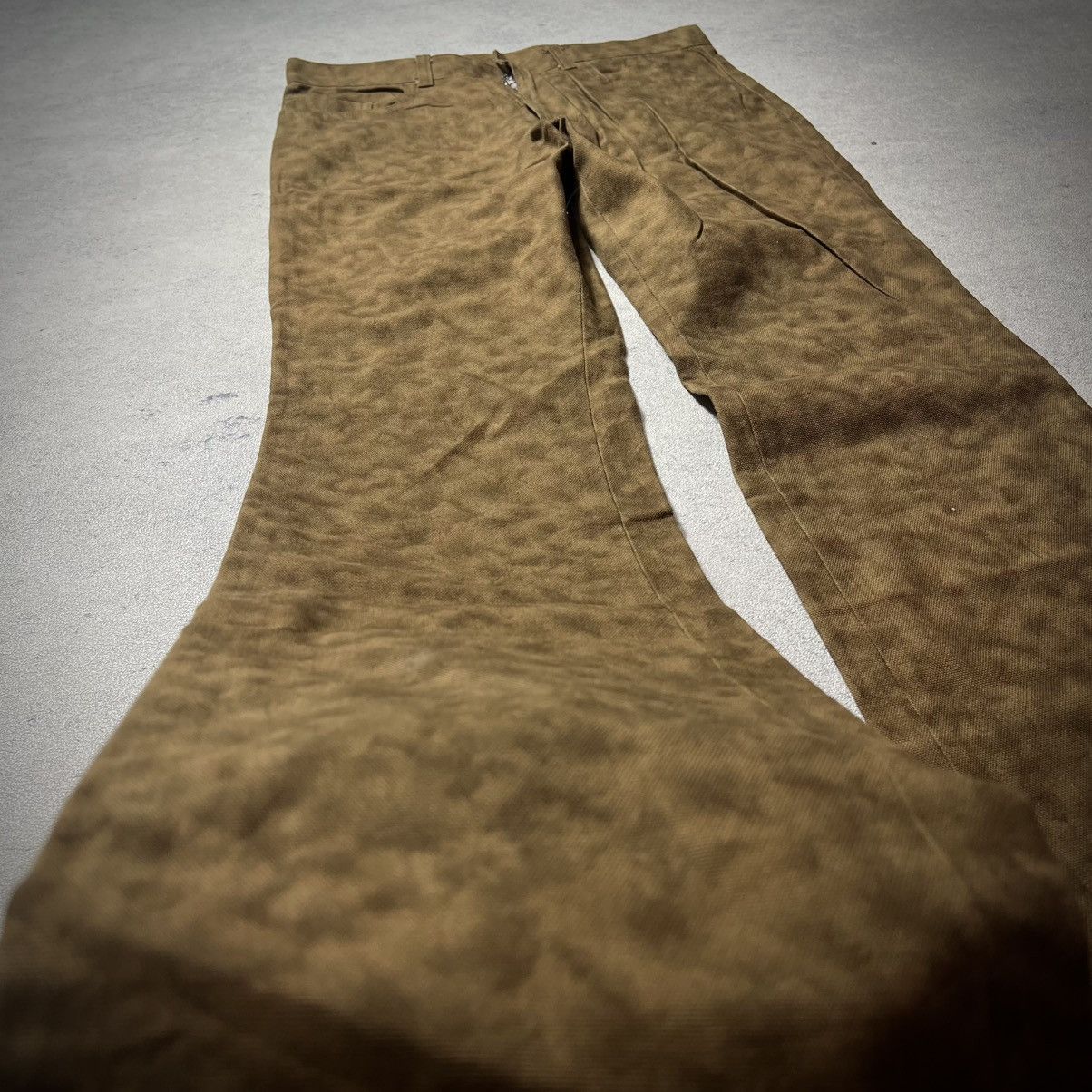 Nicole Club Nicole Grunge Punk Abstract Gothic Vkeii Print Flared Pants Size US 30 / EU 46 - 3 Thumbnail