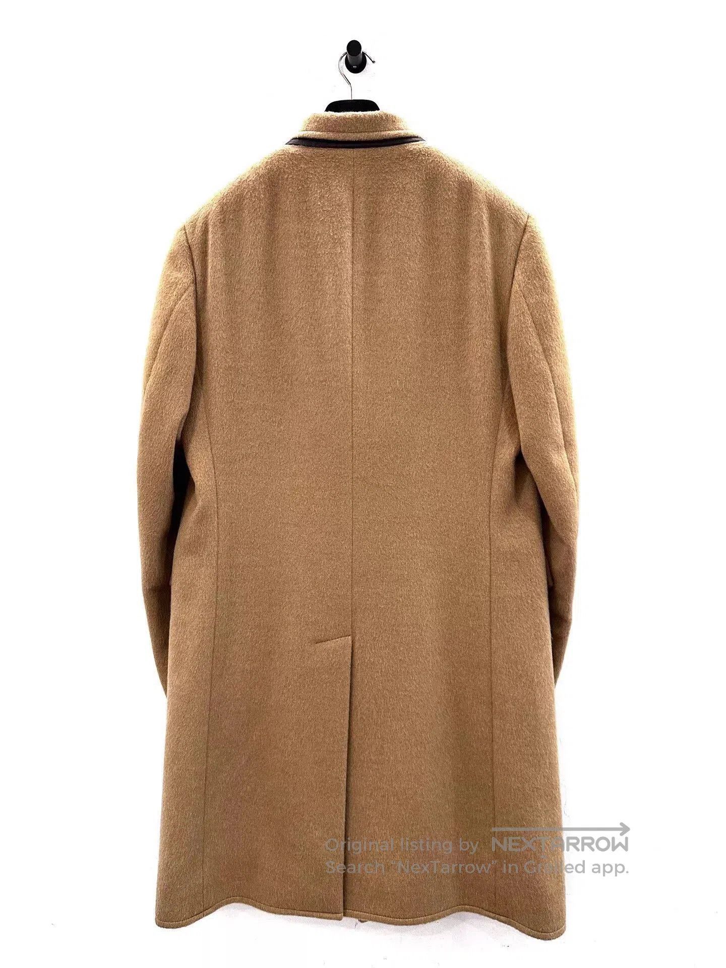 Hermes Beige Long Coat with Button Closure - Size L. Size US L / EU 52-54 / 3 - 2 Thumbnail