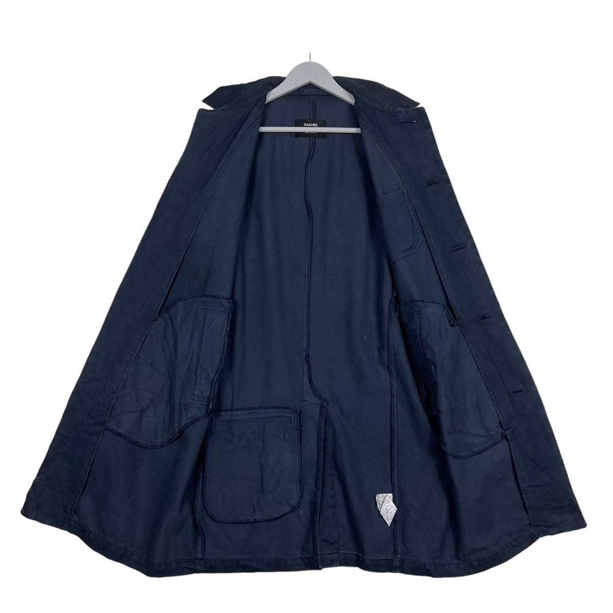 CABANE de ZUCCa 🔥 ZUCCA ISSEY MIYAKE INDIGO LONG JACKET Size US S / EU 44-46 / 1 - 11 Thumbnail