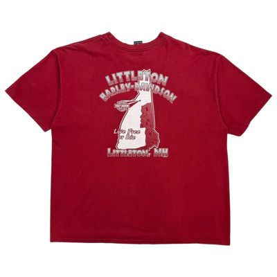 1995 Harley Davidson Of Littleton Tee Red