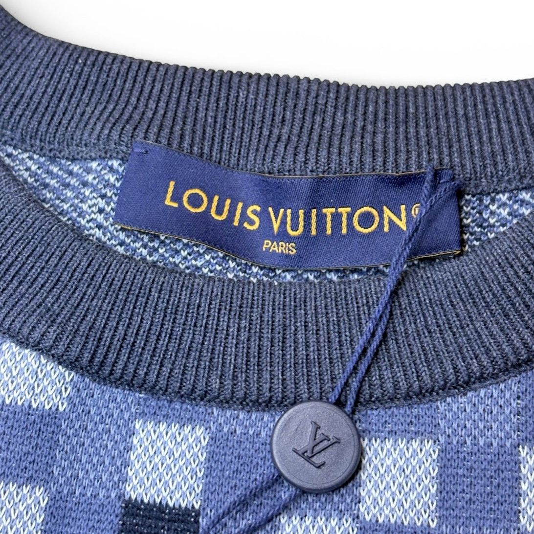 Louis Vuitton LV 'Lovers' Damoflage Jacquard Pullover | New With Tags Size US S / EU 44-46 / 1 - 3 Thumbnail