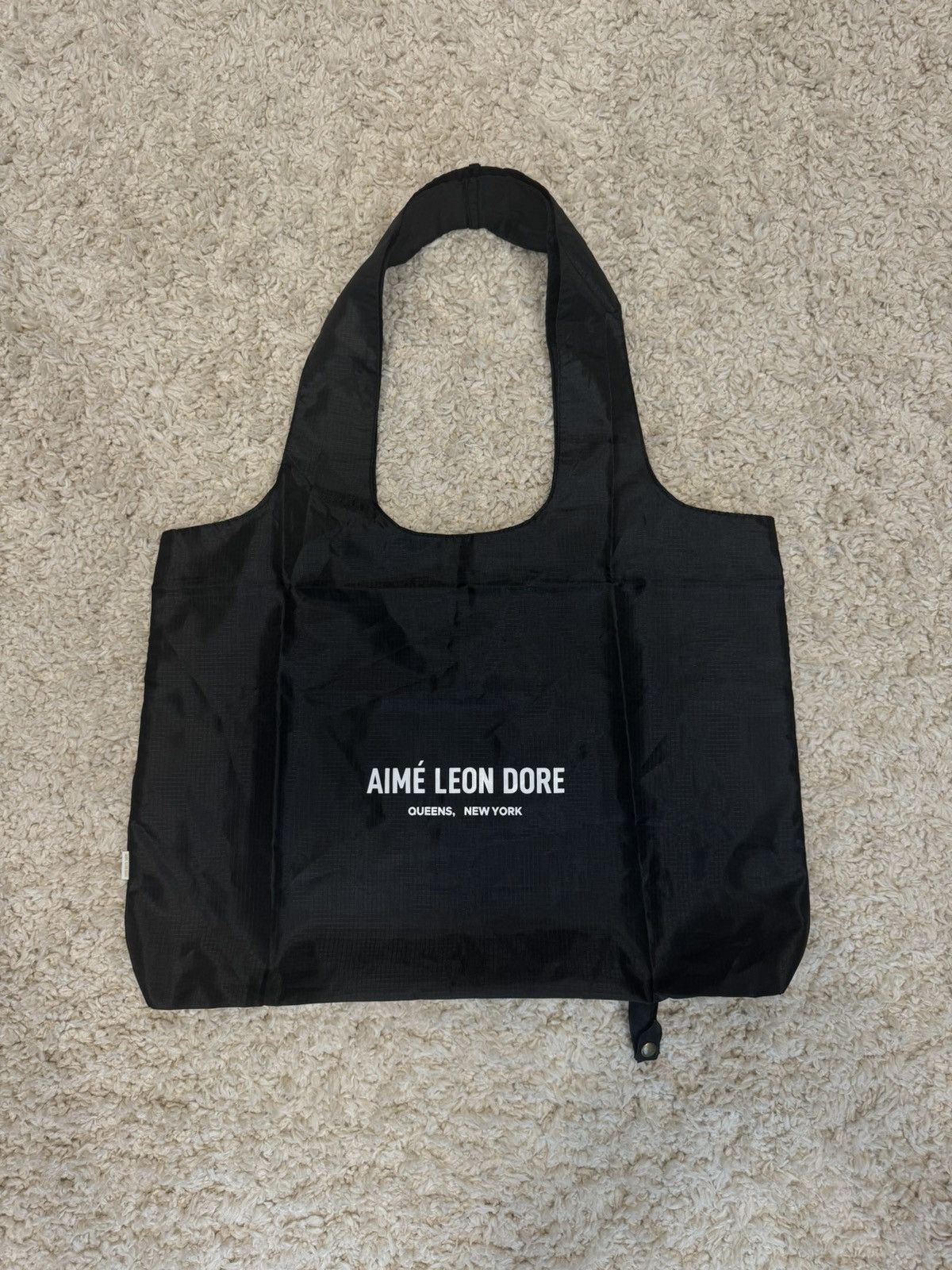 Aime Leon Dore Aimé Leon Dore Packable Logo Tote Jet Black