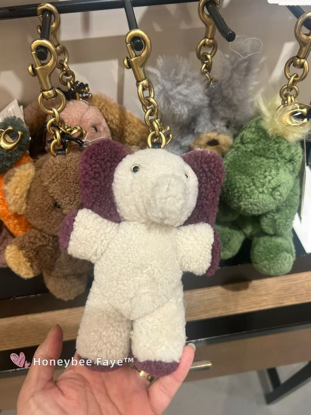 Coach Ellie Bag Charm In Shearling CCR24 Size ONE SIZE - 5 Thumbnail