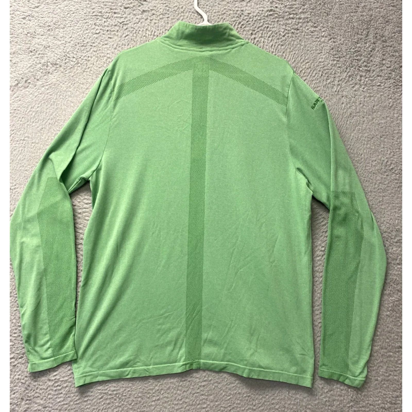 Izod IZOD Perform 1/4 Zip Sweatshirt Shirt Men's XL Long Sleeve Green Blend/108-14 Size US XL / EU 56 / 4 - 7 Thumbnail