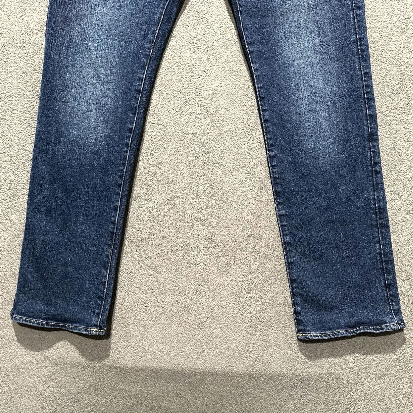 G-Star VINTAGE G-Star Raw Jeans Mens 31x32 Blue Denim Button Fly Designer 3301 Straight Size US 31 - 5 Thumbnail