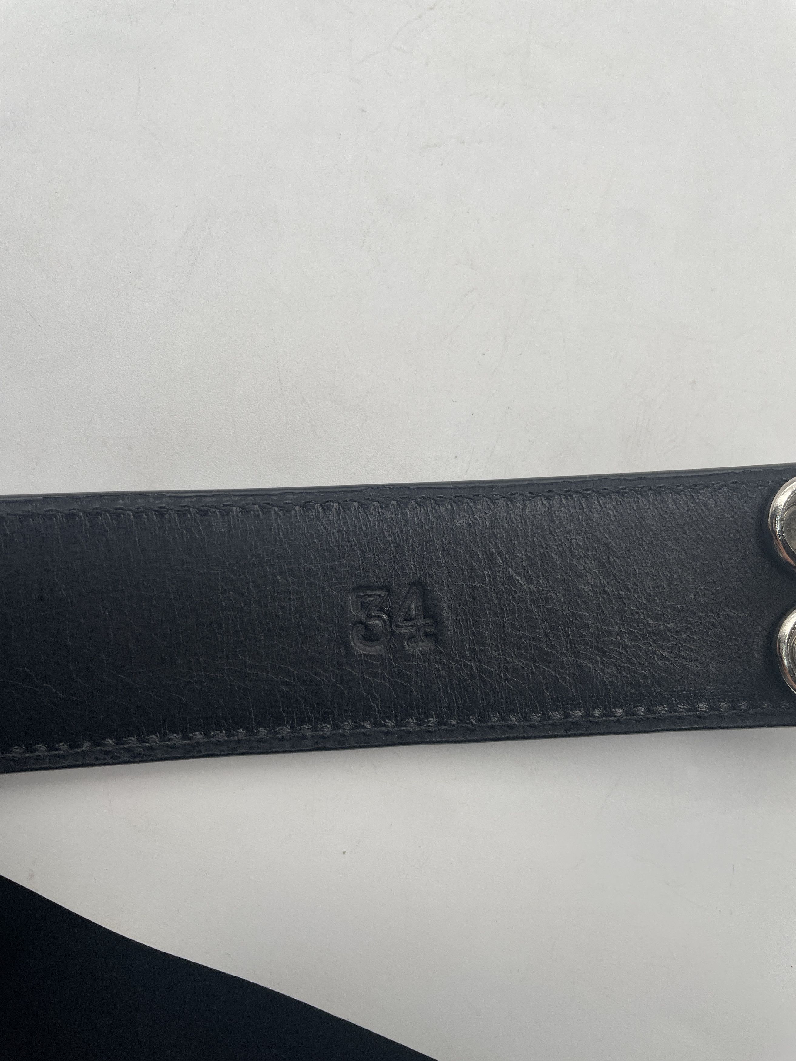Chrome Hearts Chrome Hearts Black Leather Belt/Strap Size 32 - 6 Thumbnail