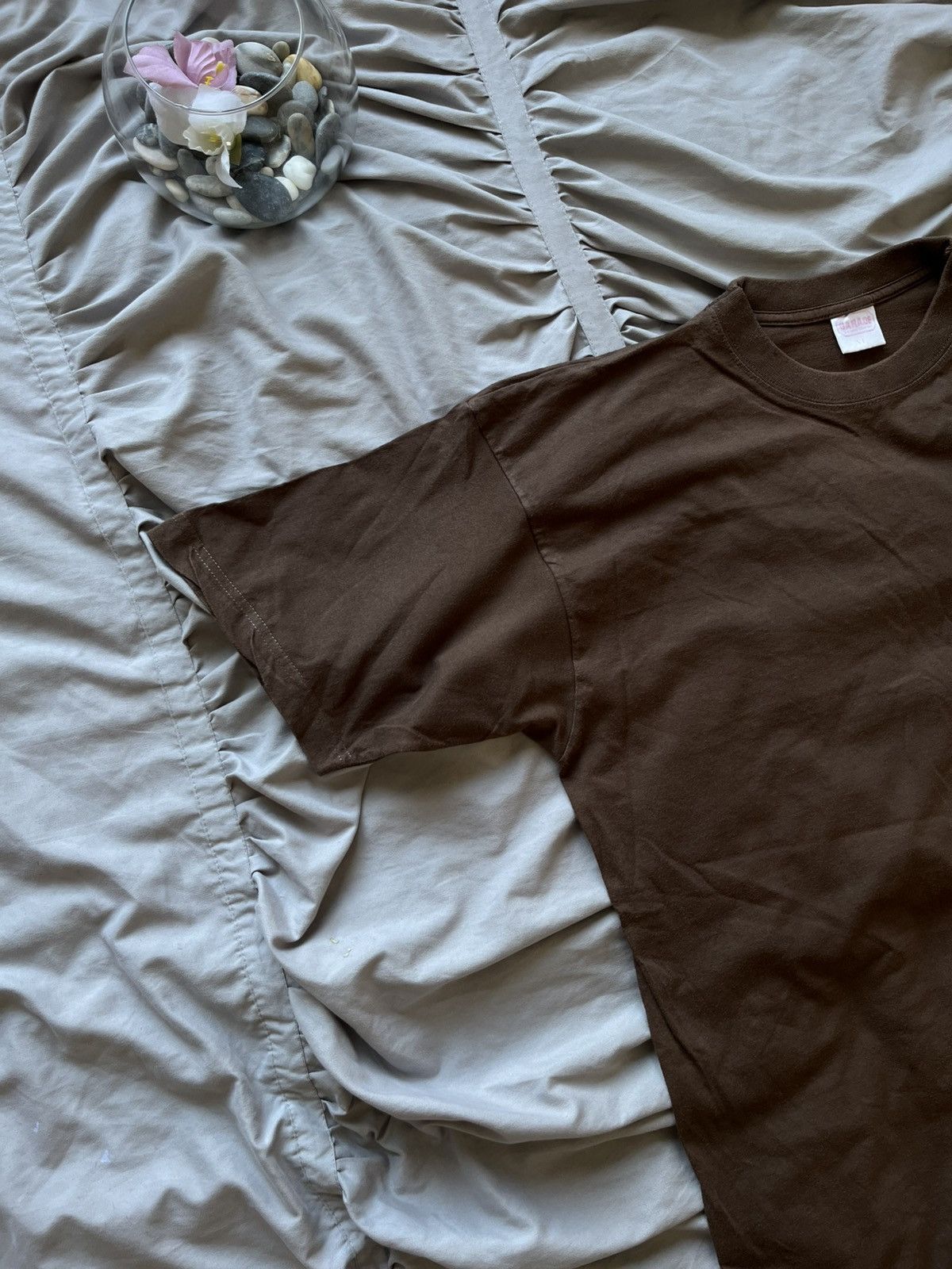 Japanese Brand Japanese T-Shirt Brown Made in USA Streetwear Vintage Size US XL / EU 56 / 4 - 3 Thumbnail