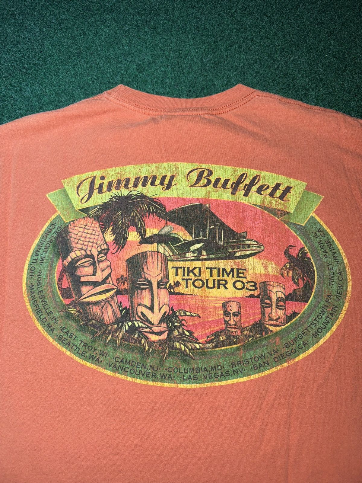 Band Tees Jimmy Buffet Vintage Tiki Tour Y2K M 19x26 Concert T Shirt Size US M / EU 48-50 / 2 - 2 Thumbnail
