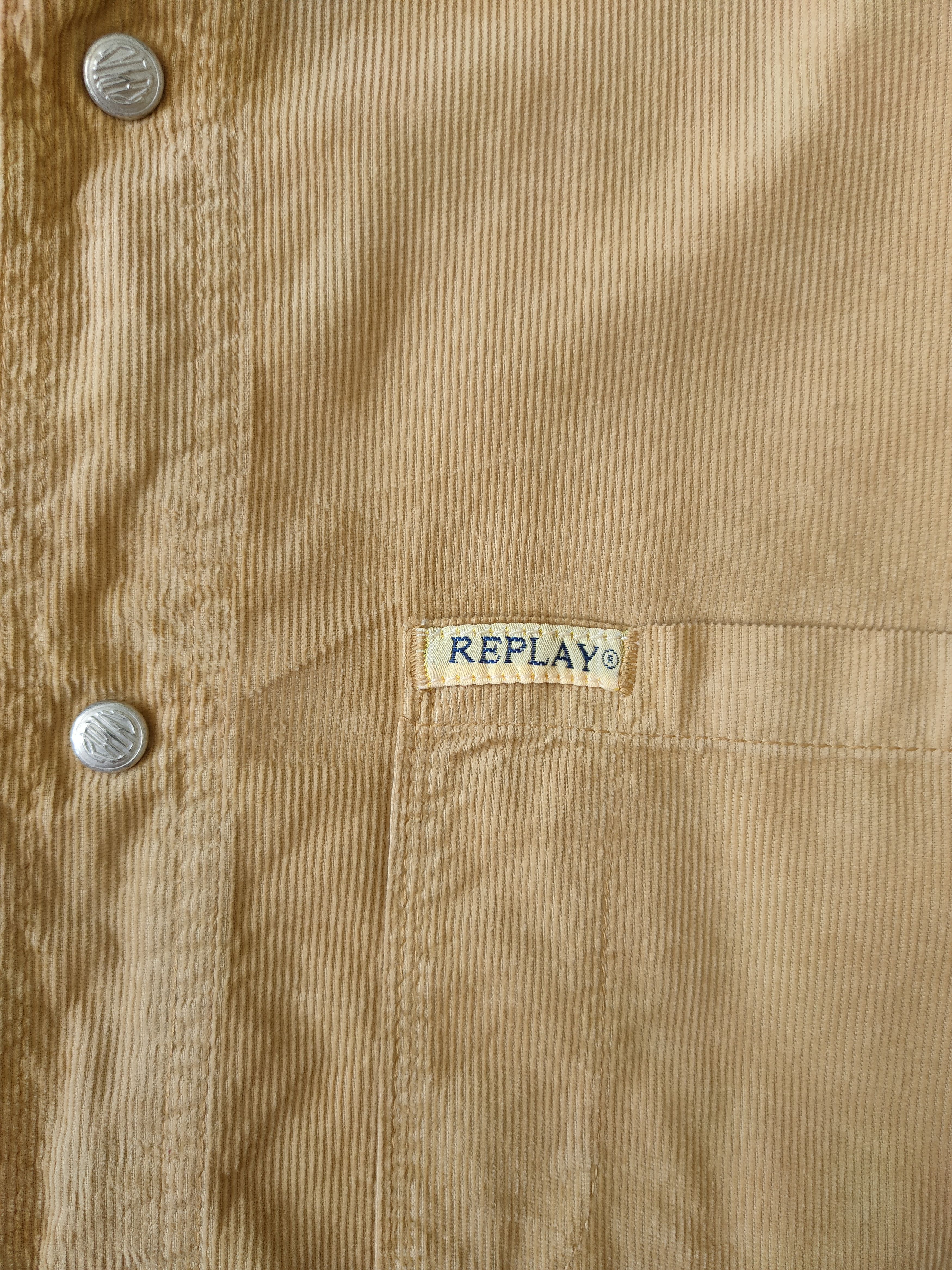 Replay 🔥Vintage Rare Replay Corduroy Shirt Replay Italy L-XL Size US L / EU 52-54 / 3 - 5 Thumbnail