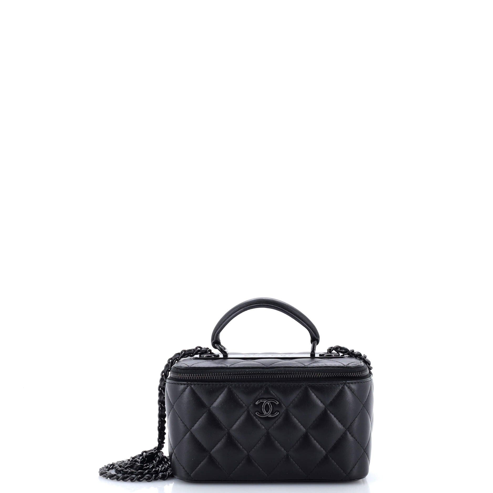 Chanel So Black Trendy CC Vanity Case with Chain Size ONE SIZE - 1 Thumbnail
