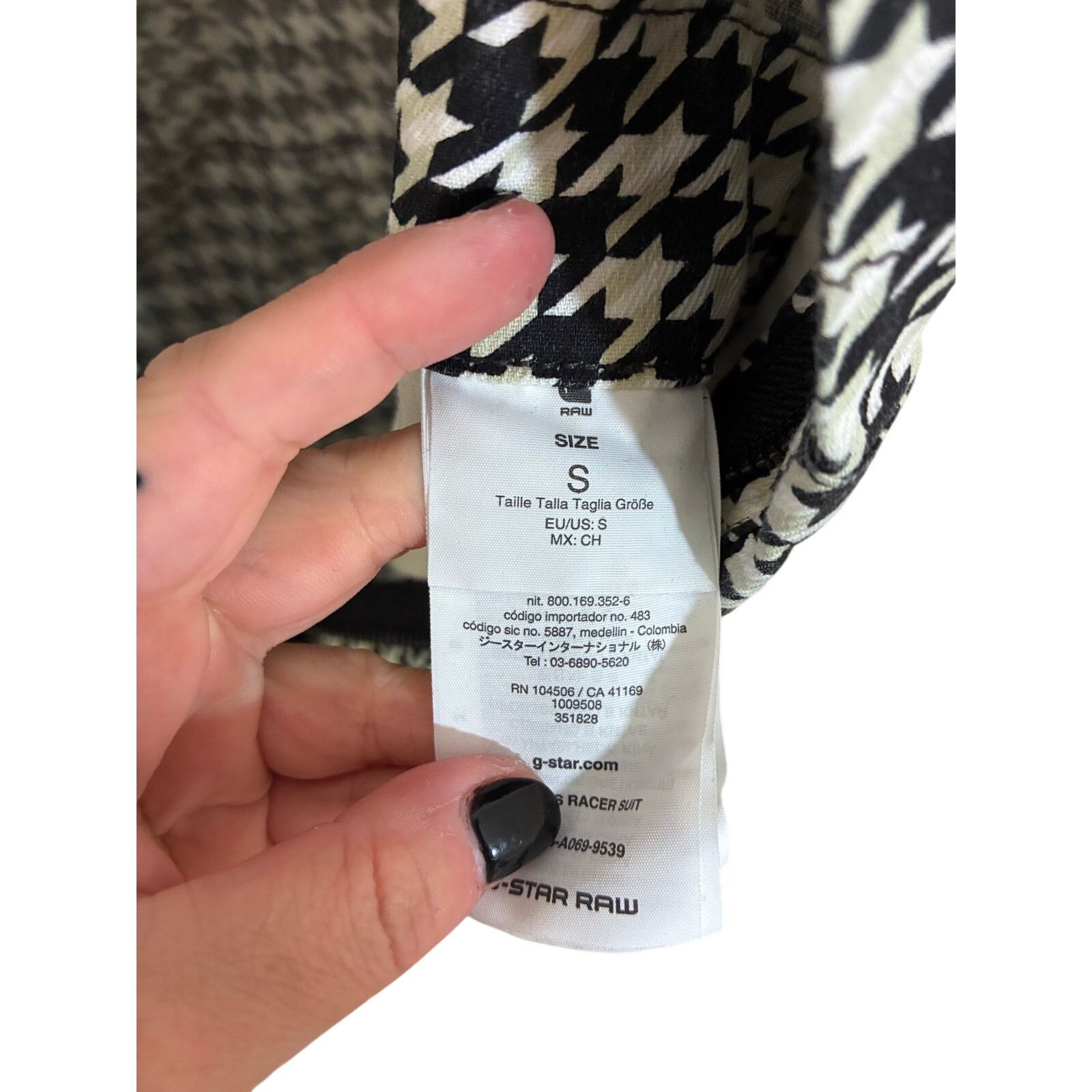 G-Star RARE G-Star x Pharrell Williams Avernus Houndstooth Jumpsuit Size US 30 / EU 46 - 8 Thumbnail