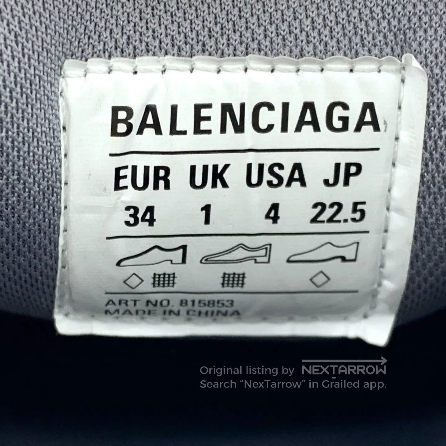Balenciaga Balenciaga Gray distressed strap casual flat dad shoes| Size US 12 / IT 42 - 6 Thumbnail