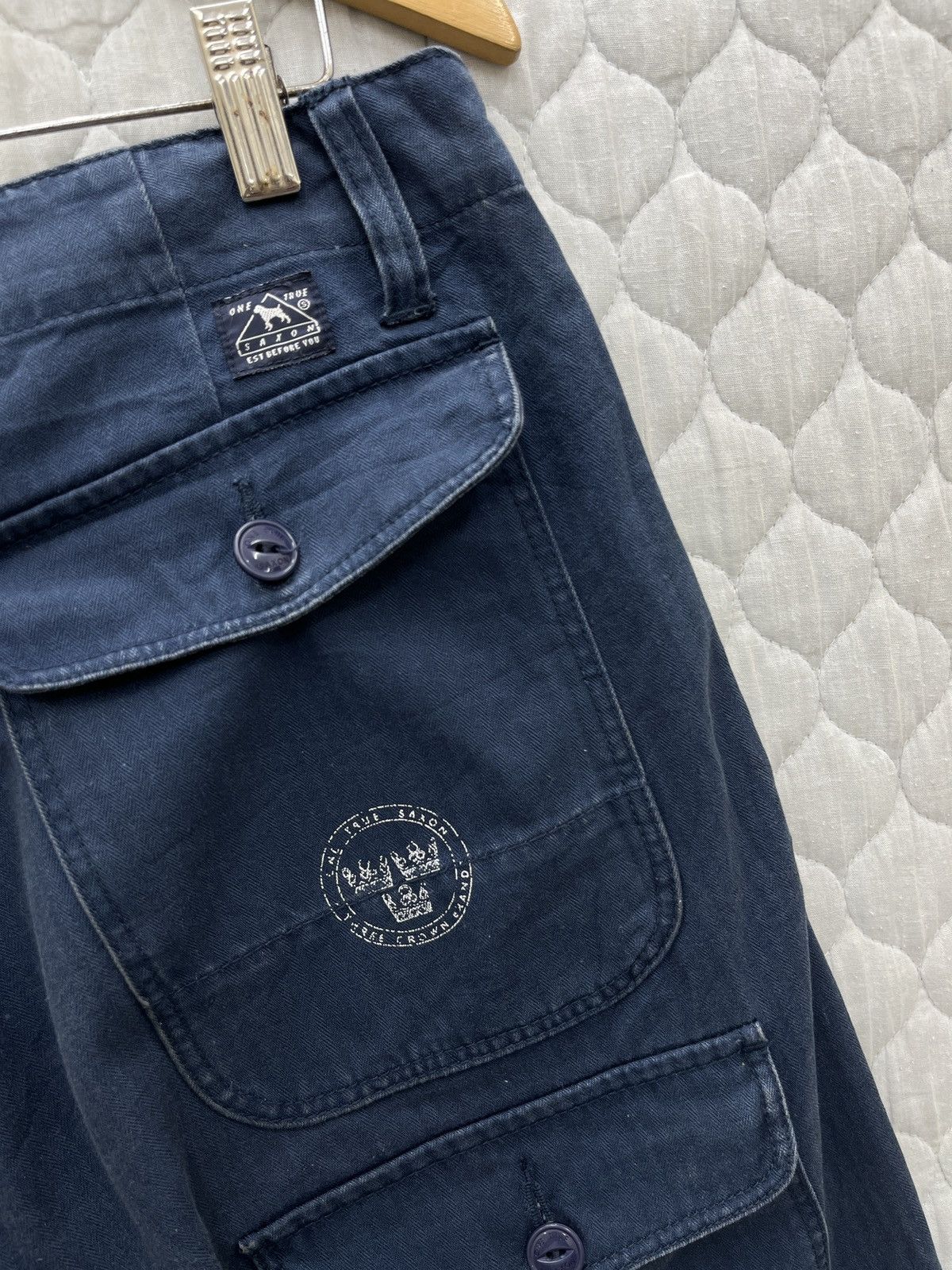 Other 🔥🔥🔥STEALS ONE TRUE SAXON HERRINGBONE MULTI POCKET PANTS Size US 34 / EU 50 - 11 Thumbnail