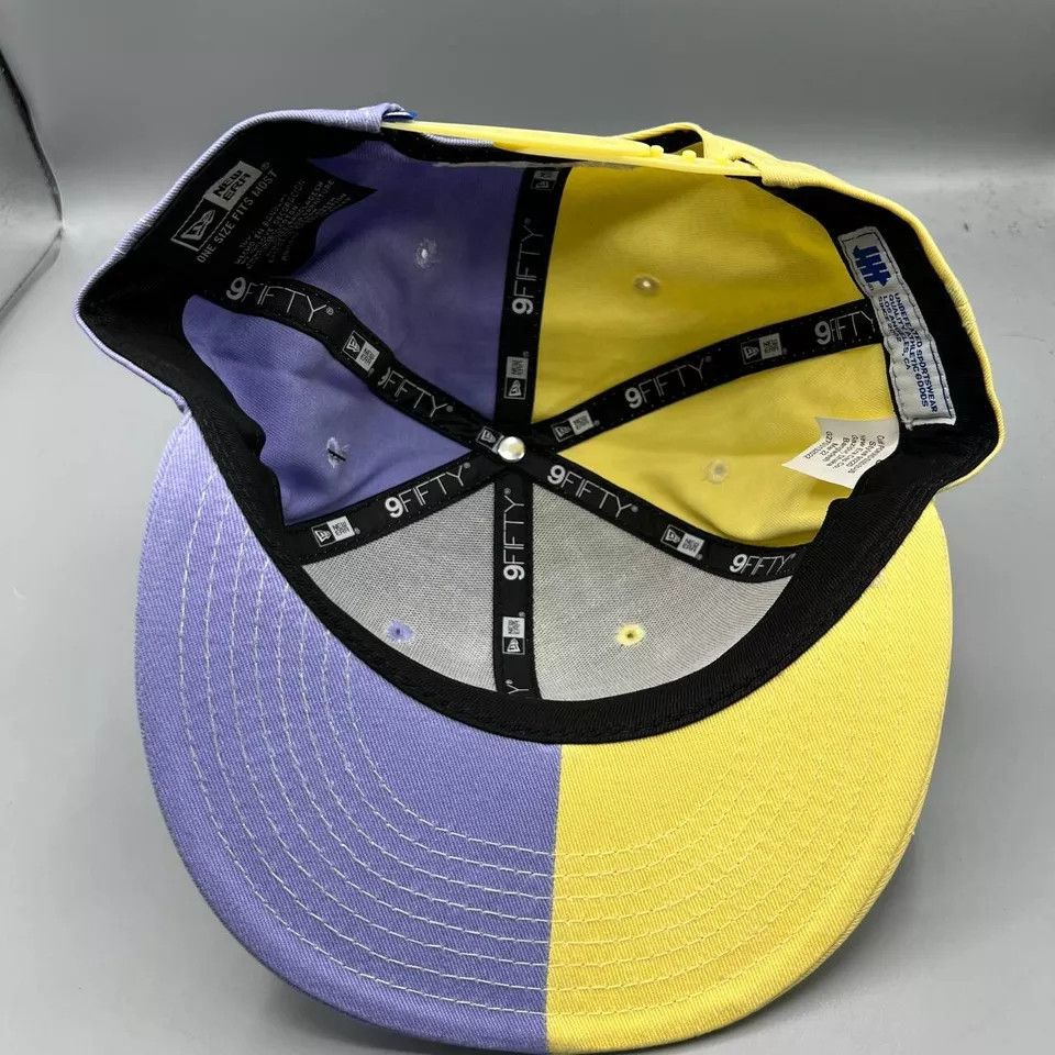 New Era Undefeated Hat Men Yellow 9Fifty New Era Snap Back Cap New Size ONE SIZE - 7 Thumbnail