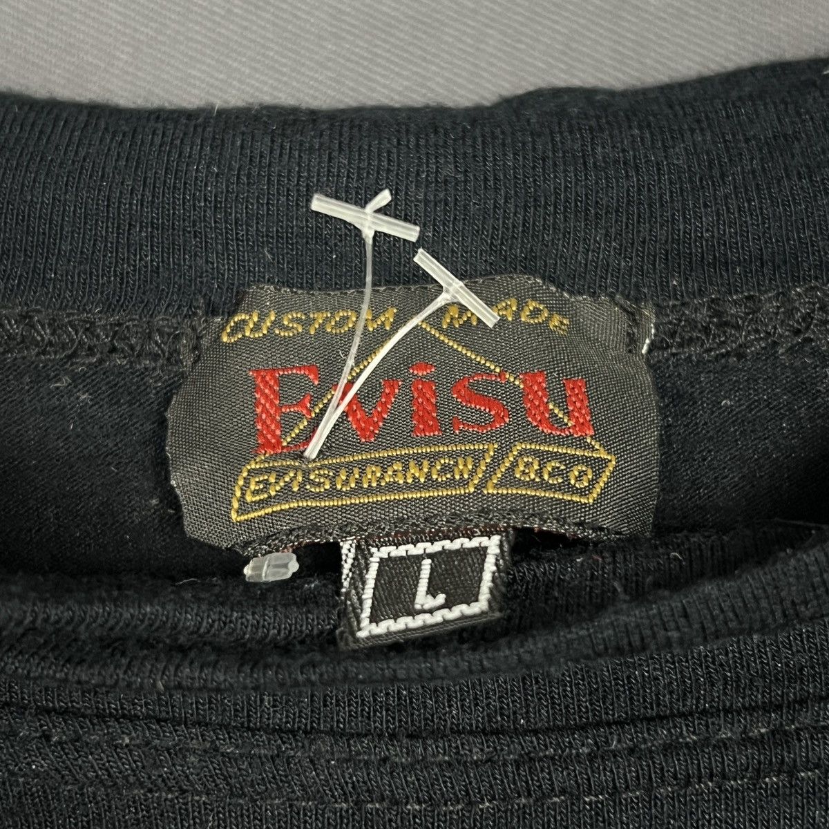 Evisu Evisu Black LS T-shirt w/ Globe Graphic & Logo mens size L Size US L / EU 52-54 / 3 - 3 Thumbnail