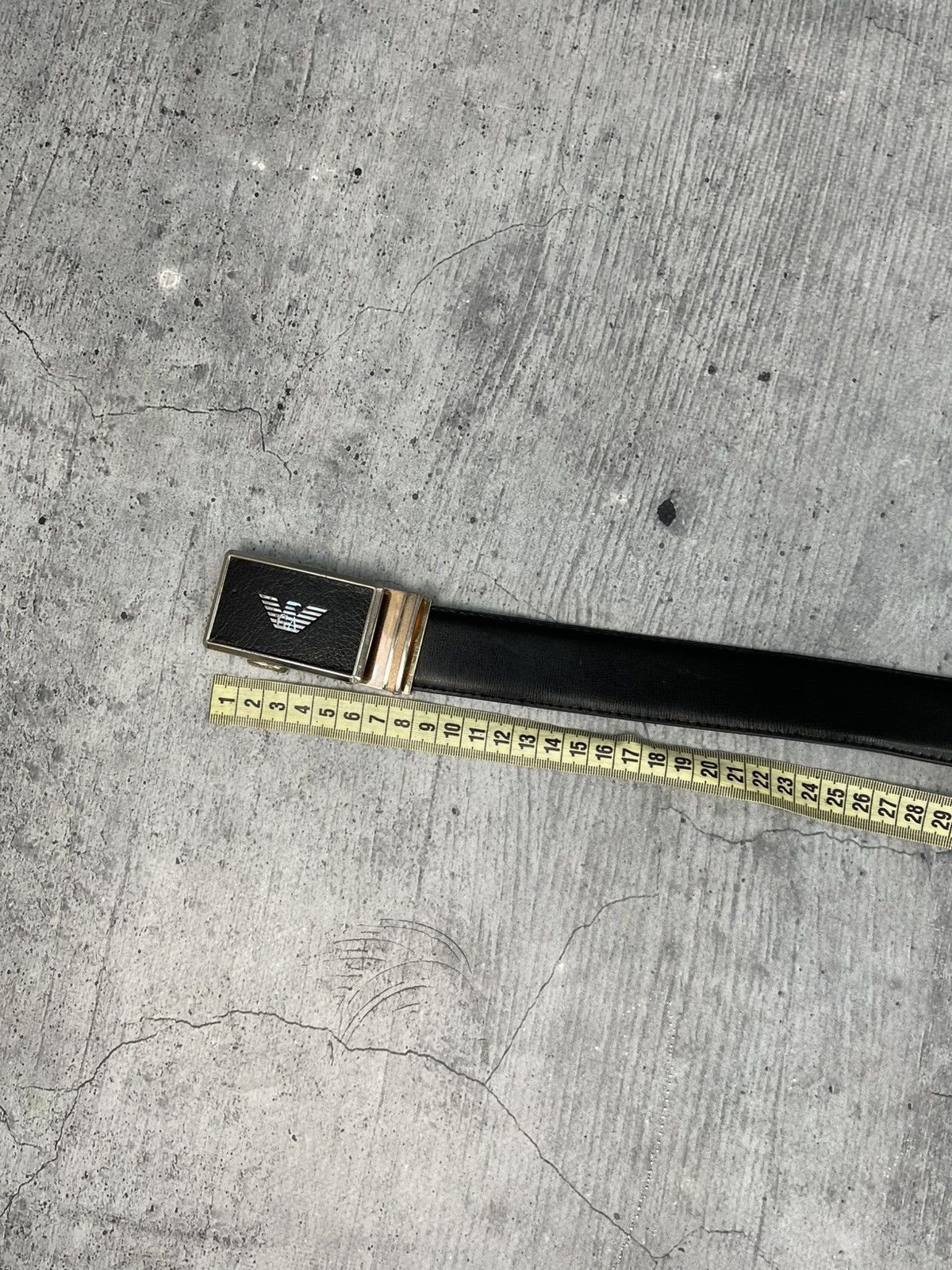 Giorgio Armani Vintage Armani Leather 130cm Belt Rare Big Buckle Logo Size ONE SIZE - 16 Thumbnail