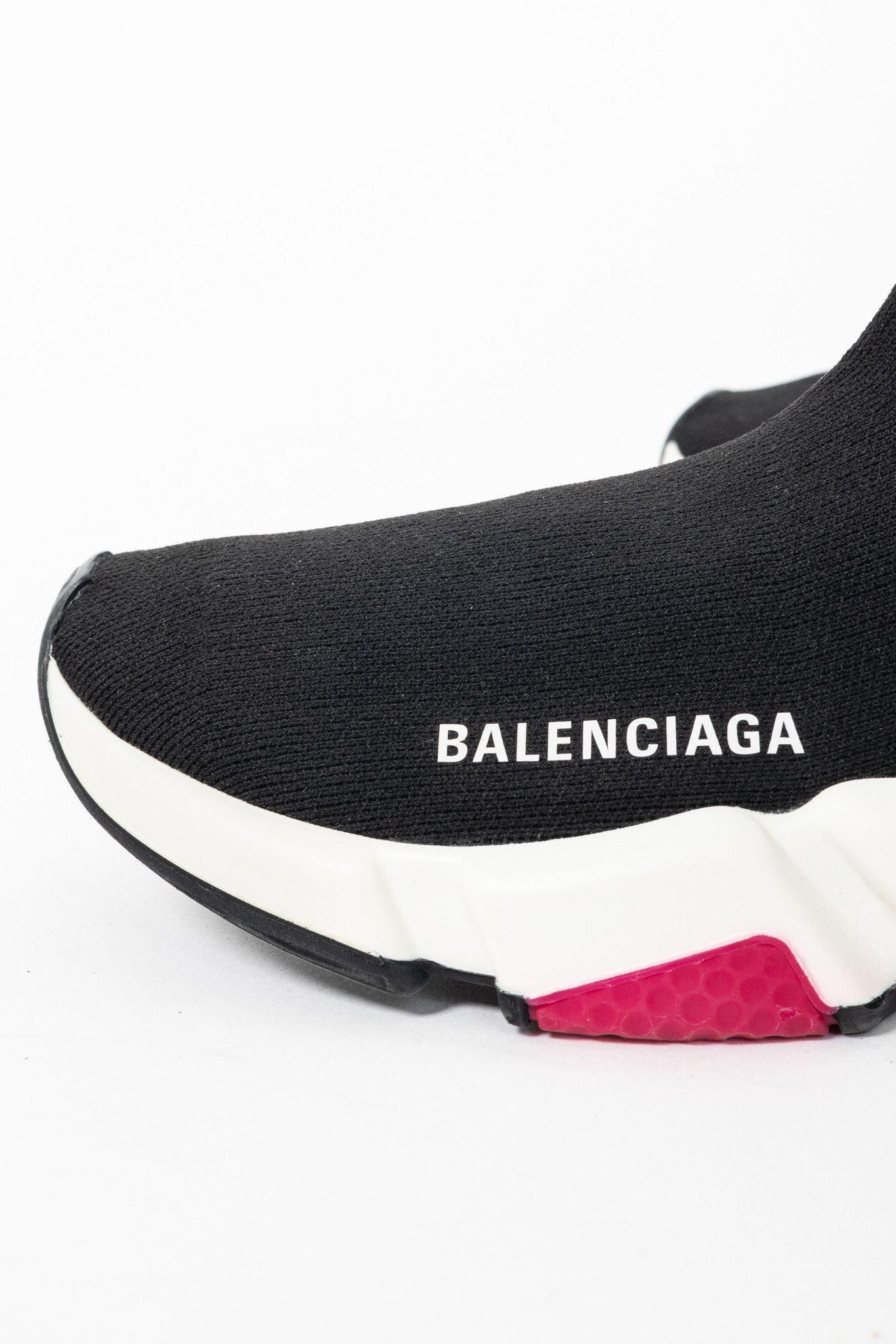 Balenciaga Balenciaga Speed "Black Pink" Knit Sock Trainers Size US 7 / IT 37 - 7 Thumbnail