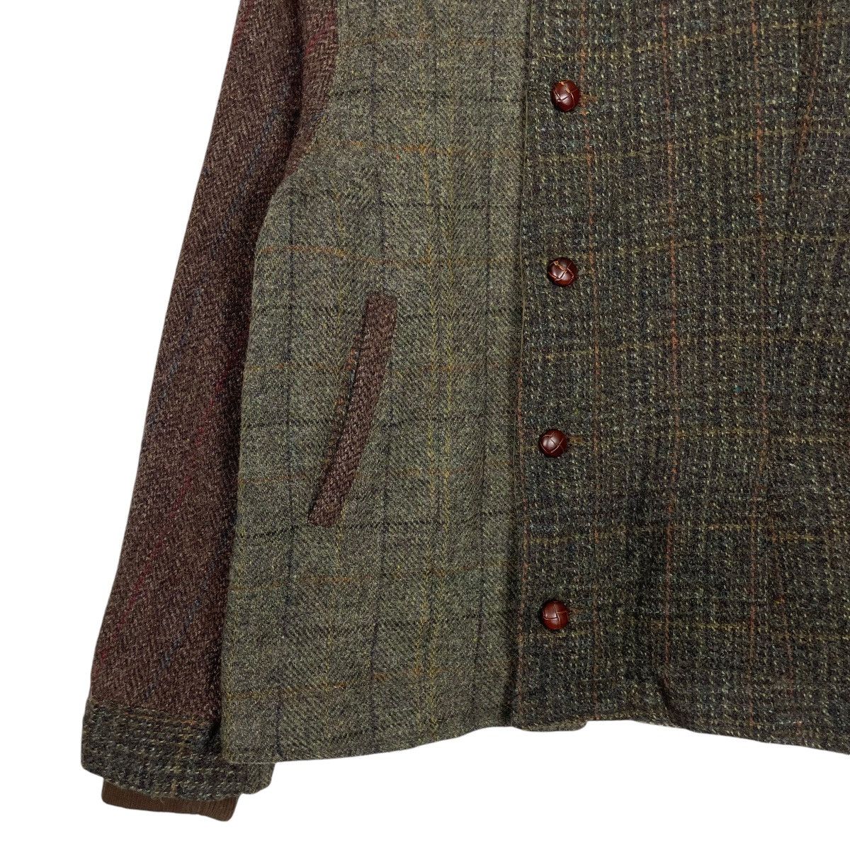 Harris Tweed × Japanese Brand 💥KEATON CHASE BY HARRIS TWEED BUTTON JACKET Size US M / EU 48-50 / 2 - 3 Thumbnail