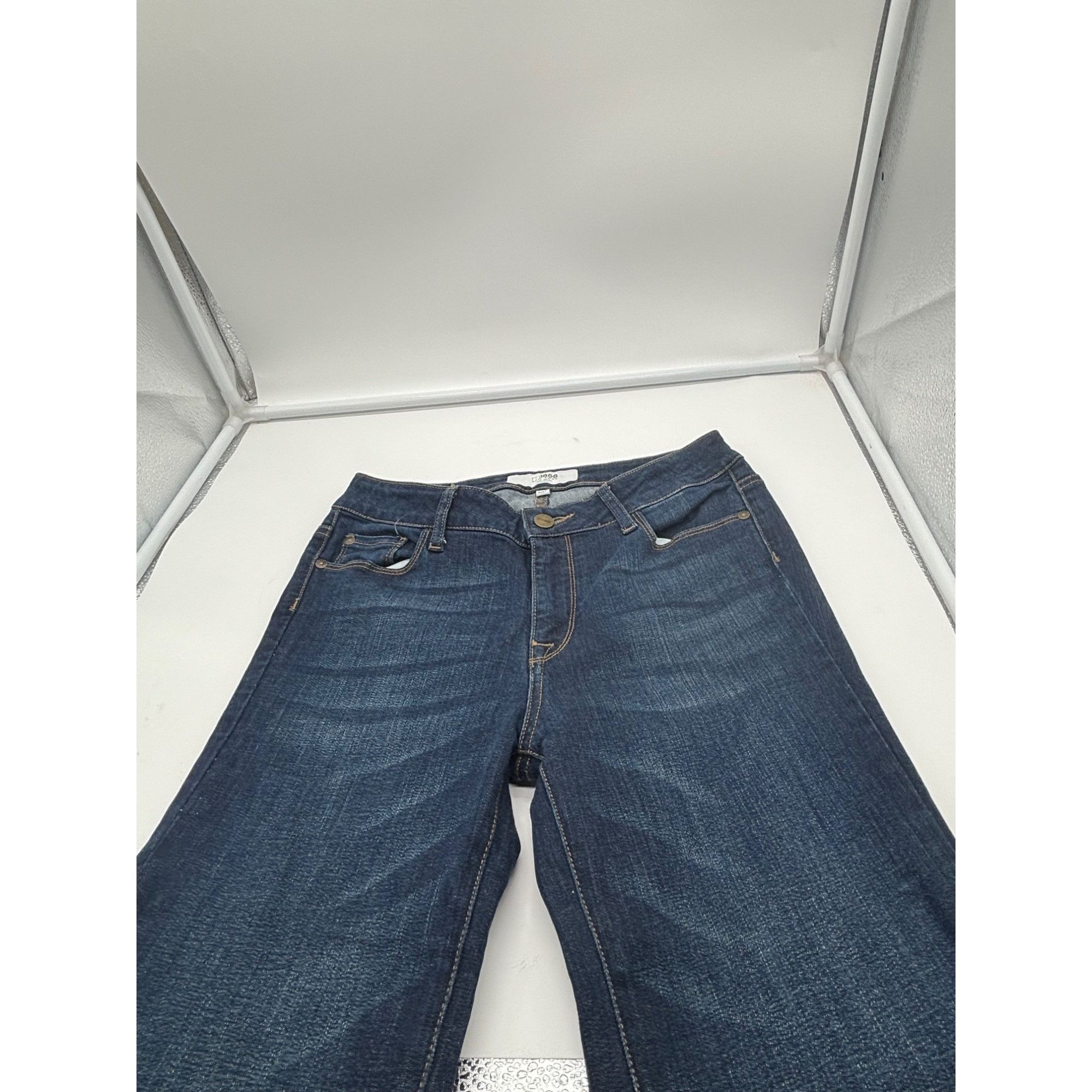 Other M1868 Womens Dark Wash Denim Flare Jeans Size 4/27" Size 27" / US 4 / IT 40 - 12 Thumbnail