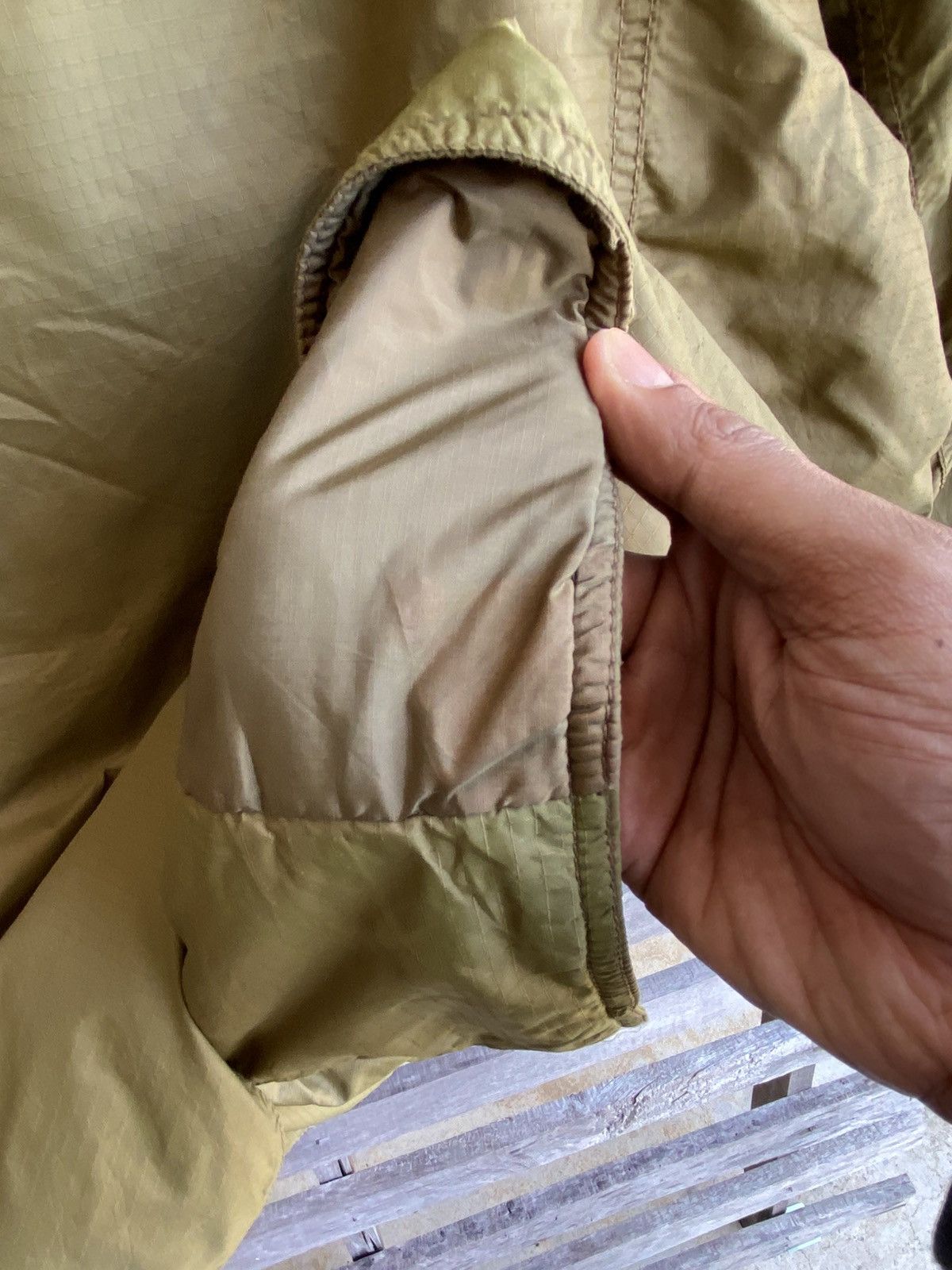 45rpm Vintage 45RPM olive green quilted double-breasted jacket Size US M / EU 48-50 / 2 - 9 Thumbnail