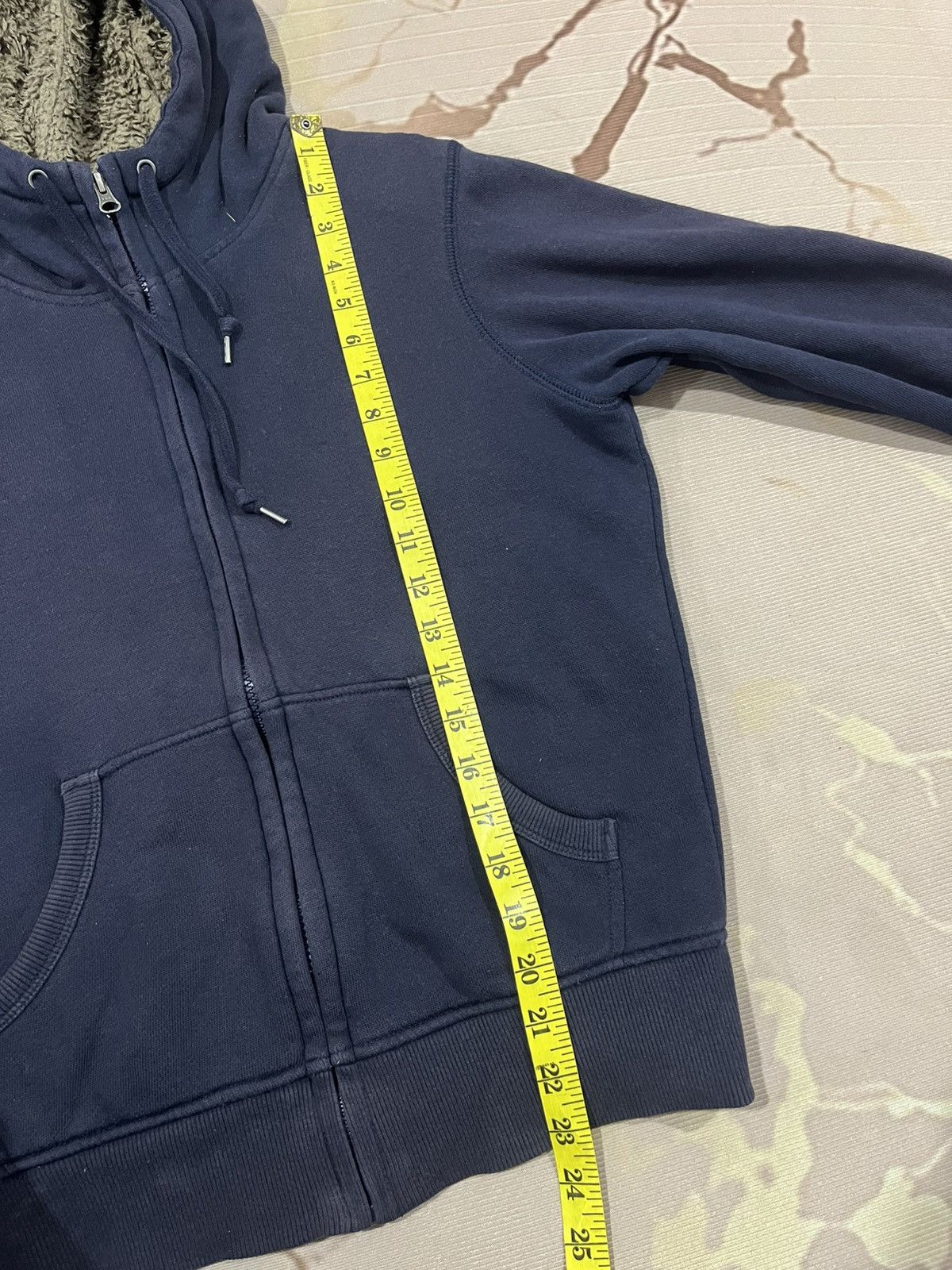 Uniqlo Uniqlo Fleece Lined Zip Hoodie Navy Sherpa Warm Jacket Size US S / EU 44-46 / 1 - 9 Thumbnail