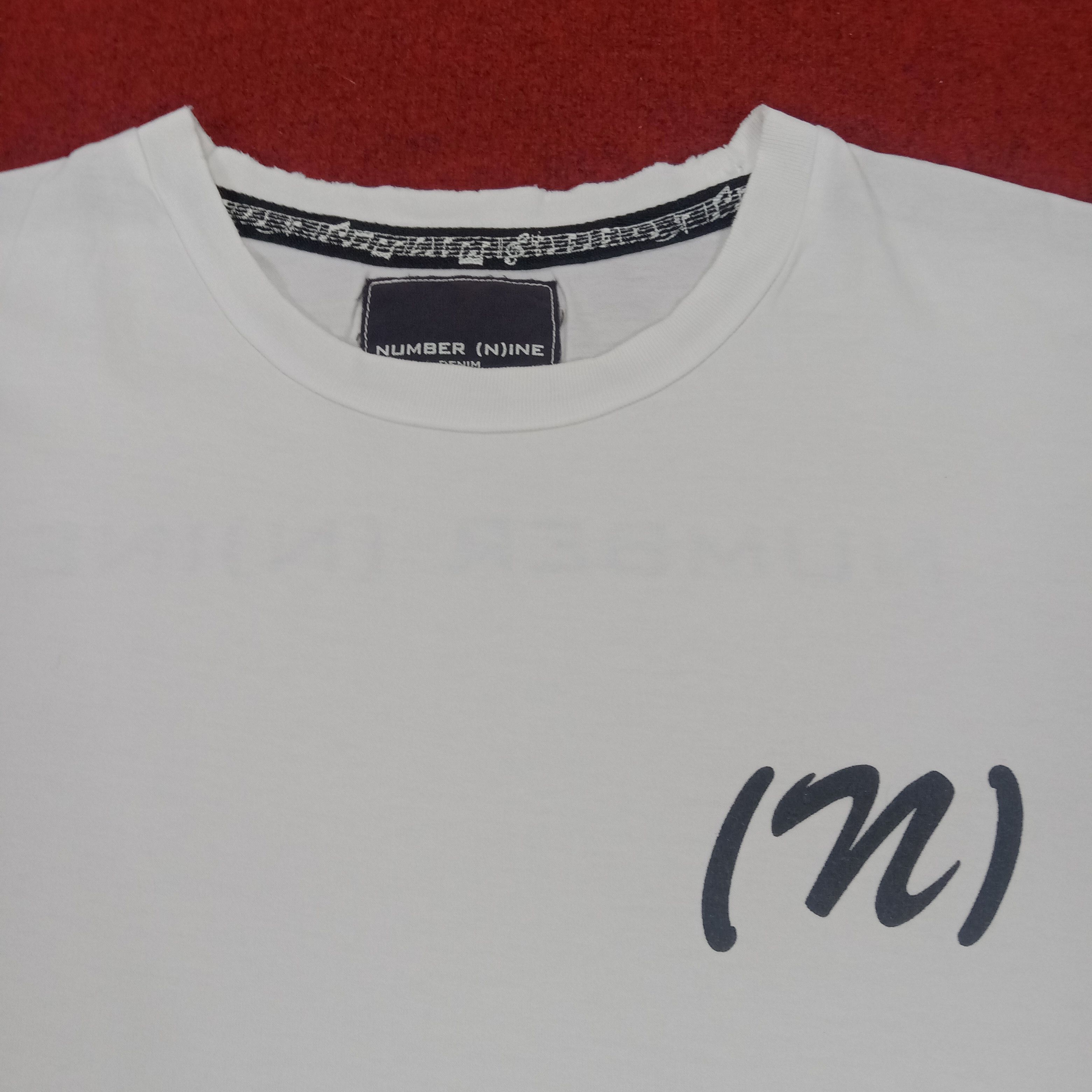 Japanese Brand Number Nine Tshirt Streetwear Custom Art Size US M / EU 48-50 / 2 - 5 Thumbnail