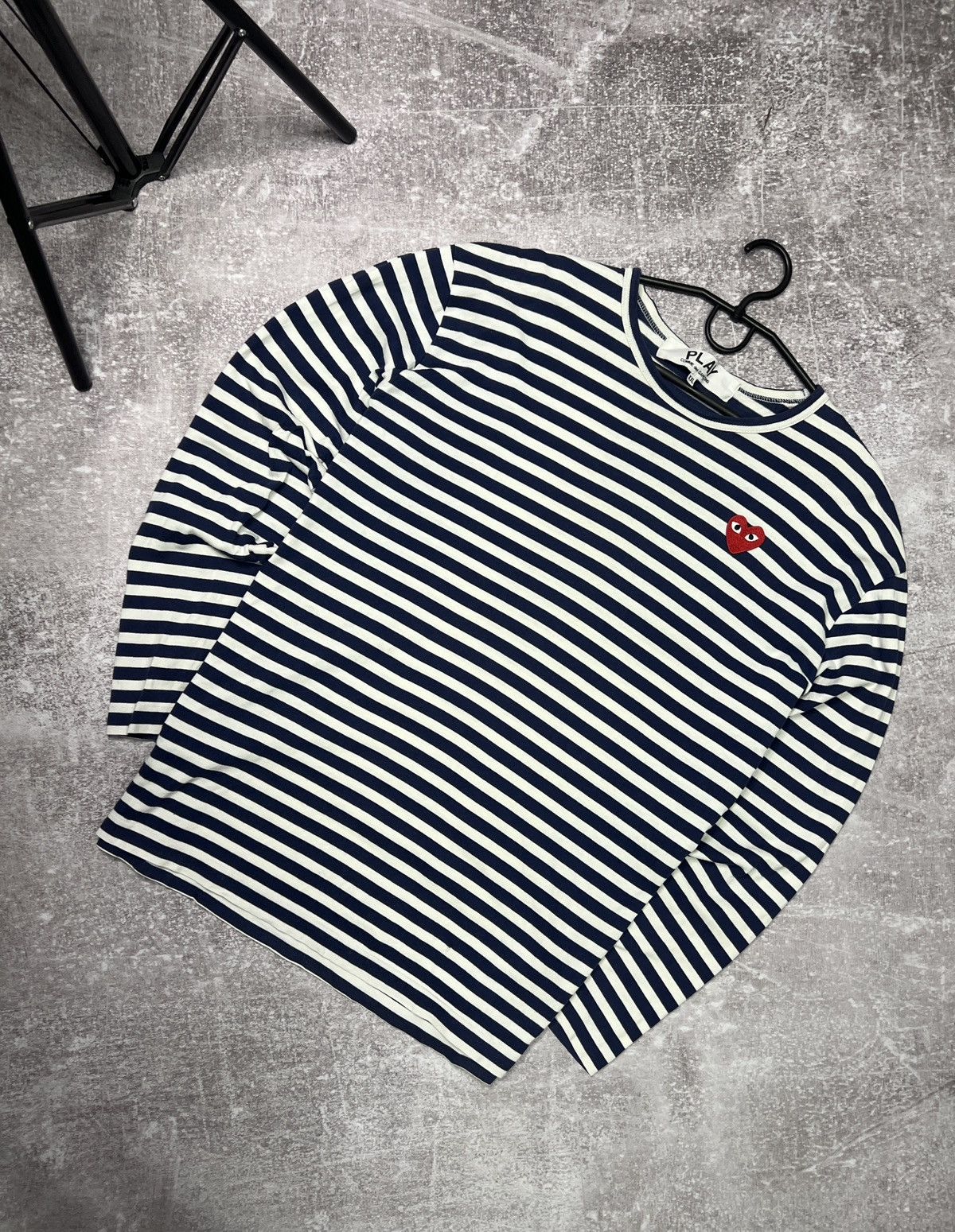 CDG Comme des Garcons Play long sleeve t-shirt striped